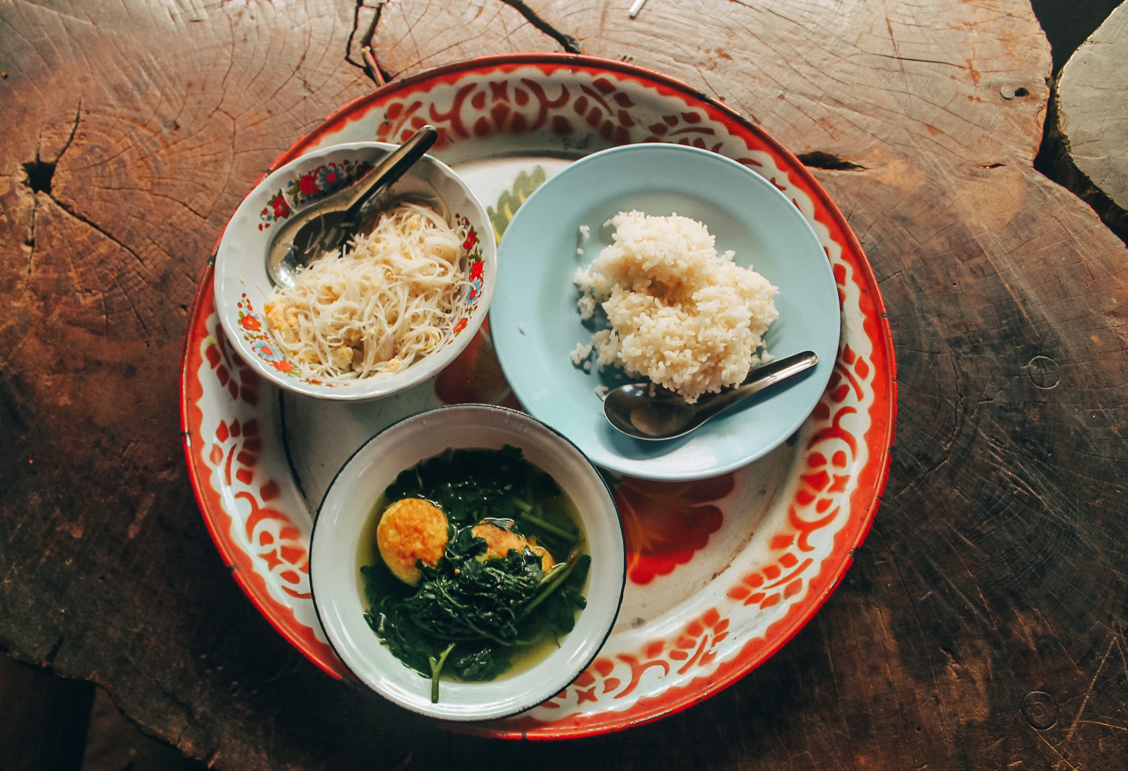 Thailand Huay Pu Keng eten Kayan bevolking