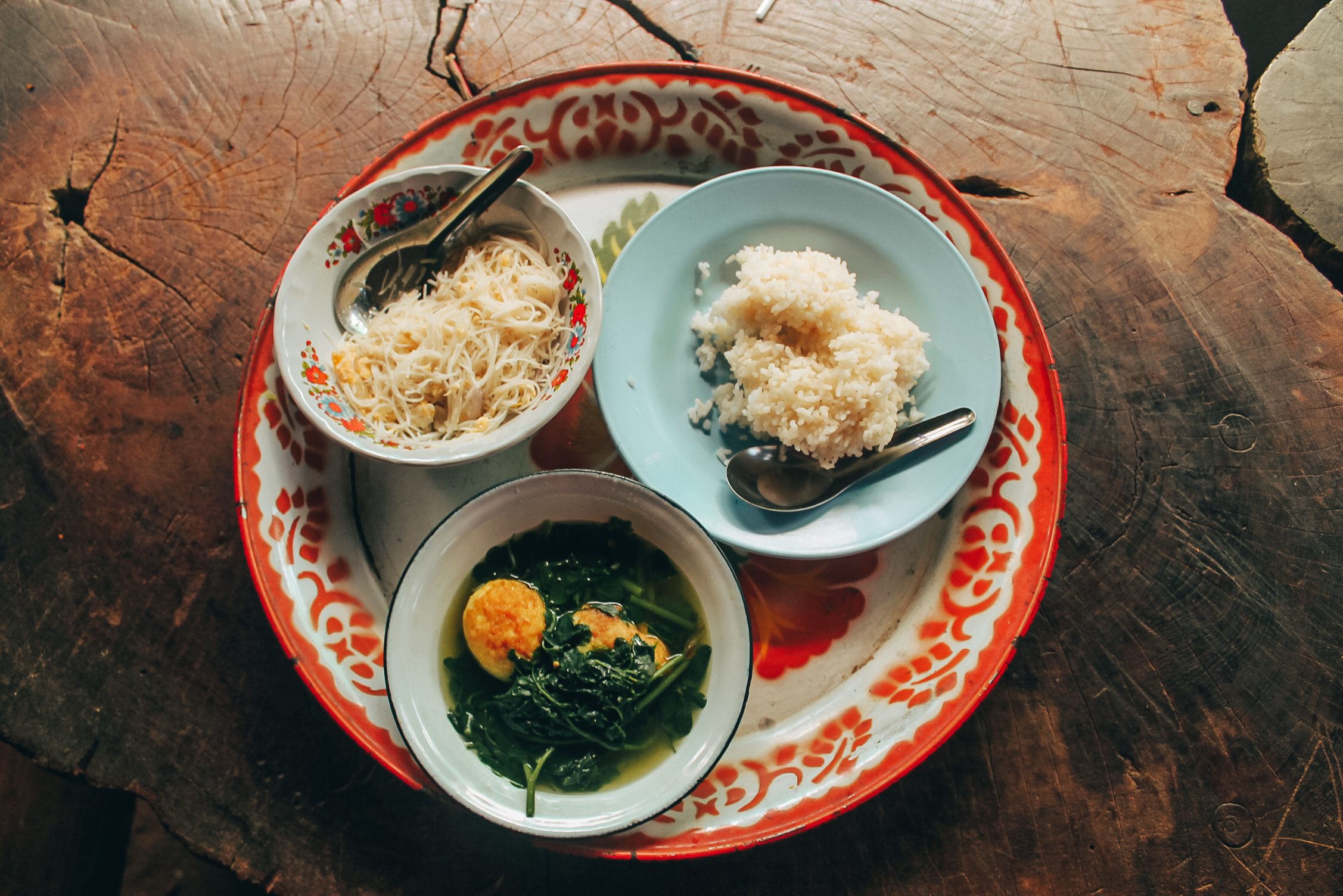 Thailand Huay Pu Keng eten Kayan bevolking