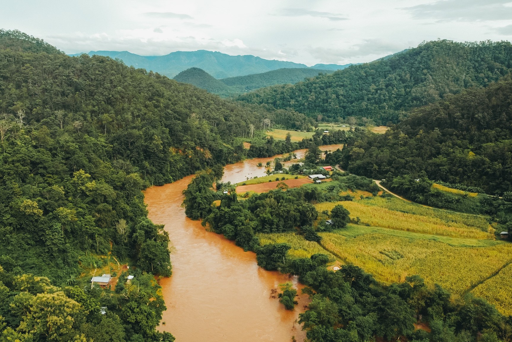 Thailand Huay Pu Keng dorp Kayan bevolking