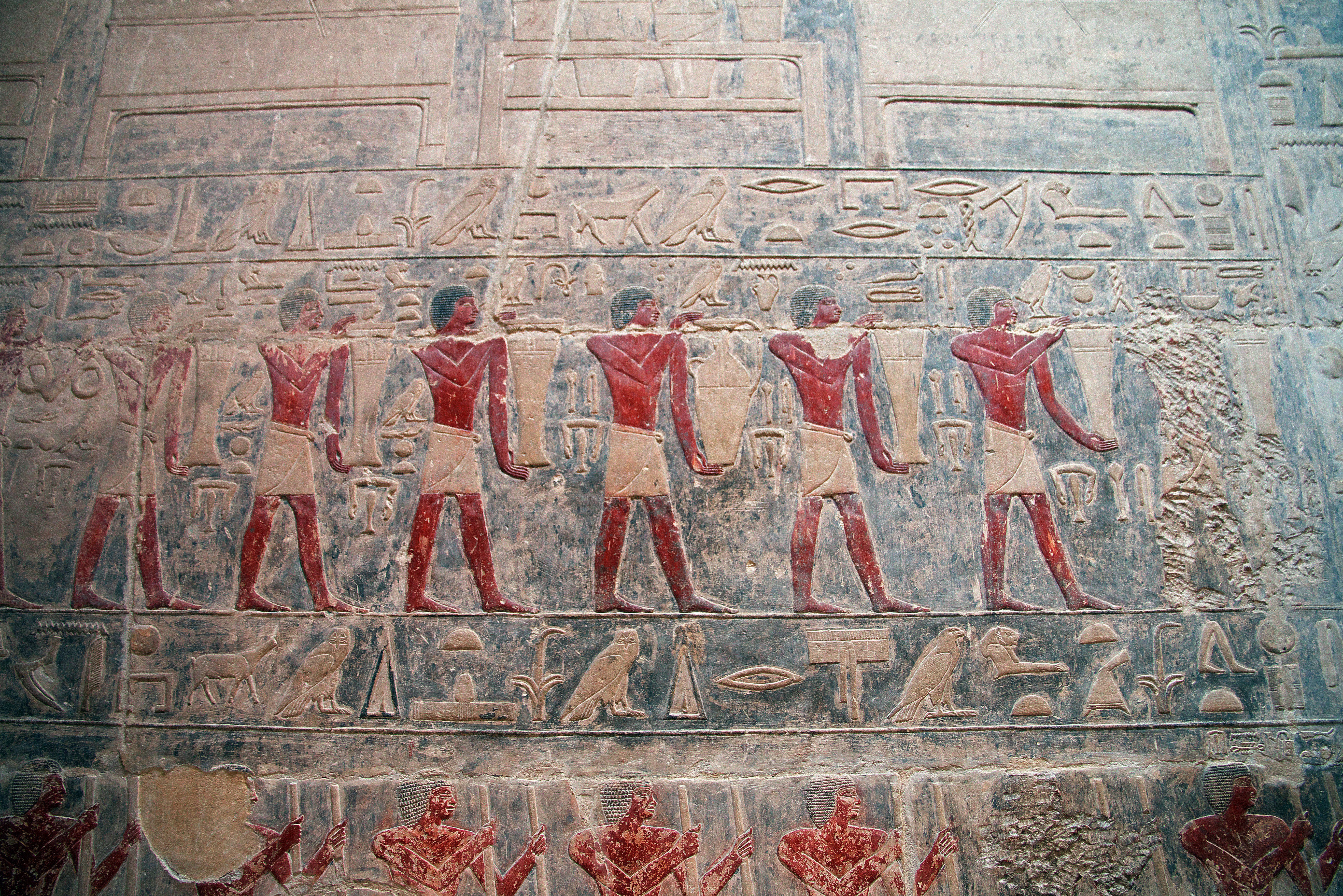 egypte cairo excursie memphis muurbeeltenis saqqara