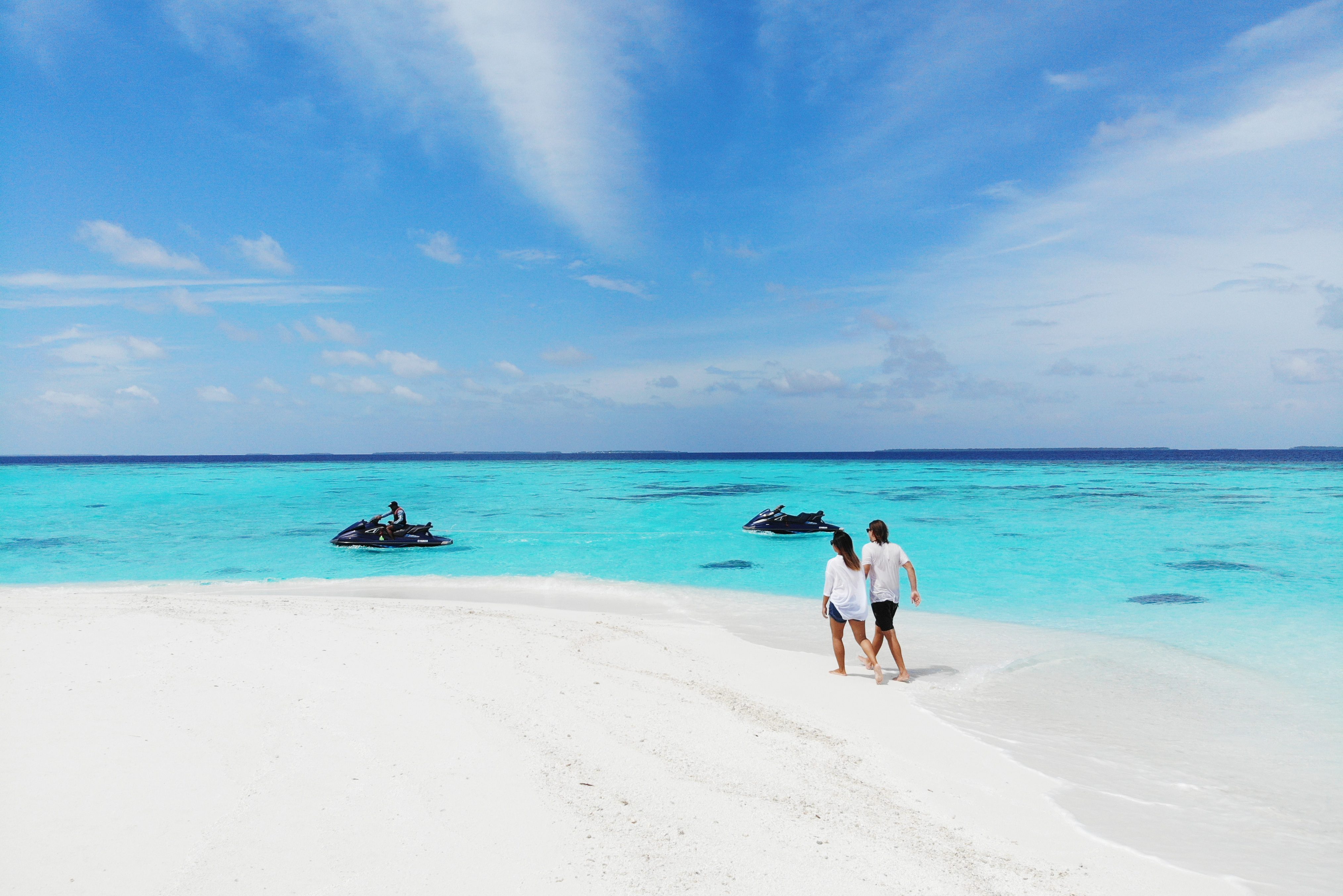 malediven eriyadu eiland sandbank