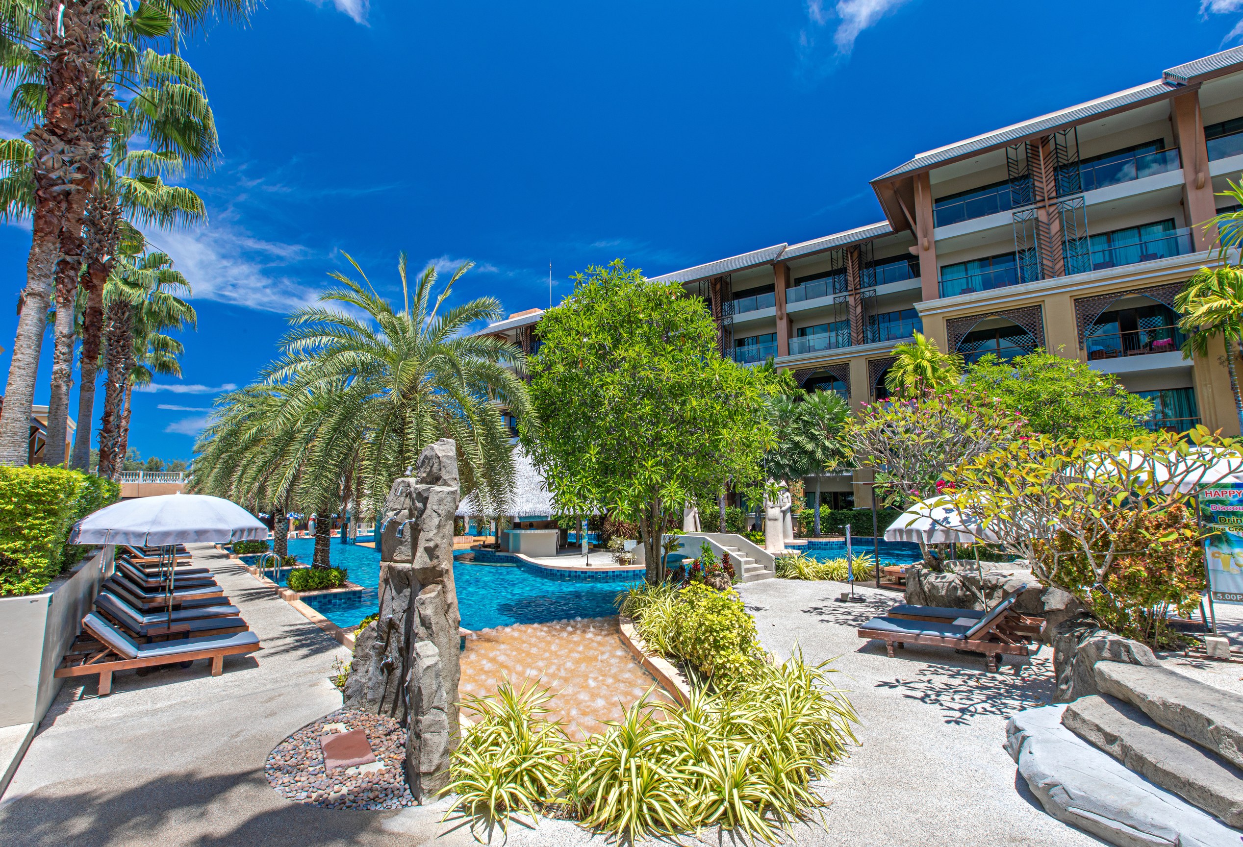 Thailand Phuket Rawai Palm Beach Resort zwembad