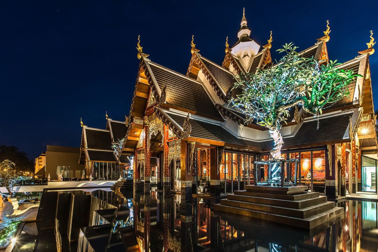 Thailand Phuket Mai Khao Maikhao Palm Beach Resort entree