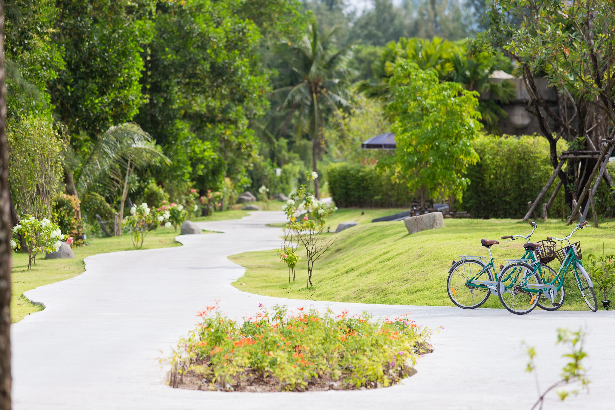 Thailand Phuket Mai Khao Maikhao Palm Beach Resort fietsen