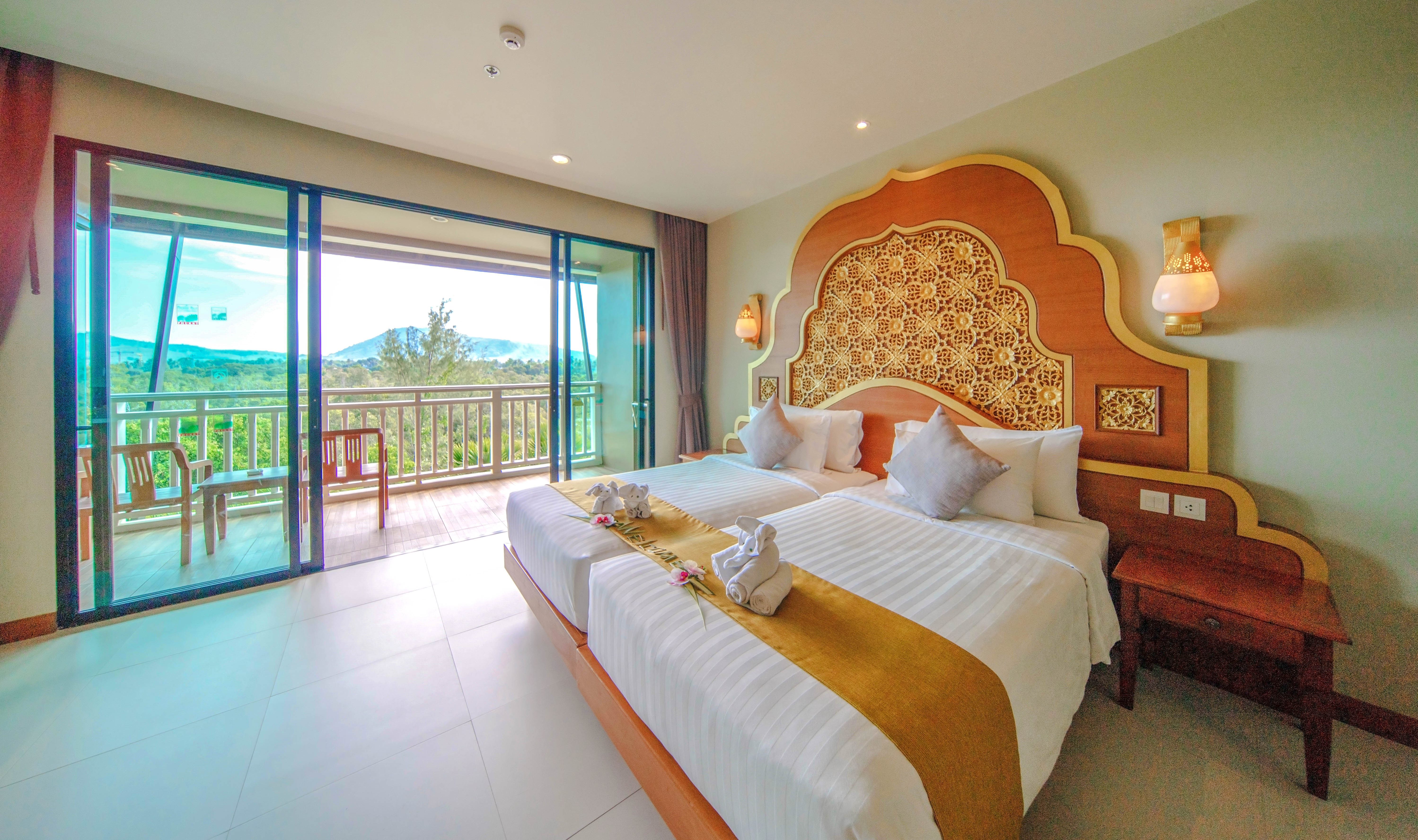 Thailand Phuket Mai Khao Maikhao Palm Beach Resort deluxe kamer connecting