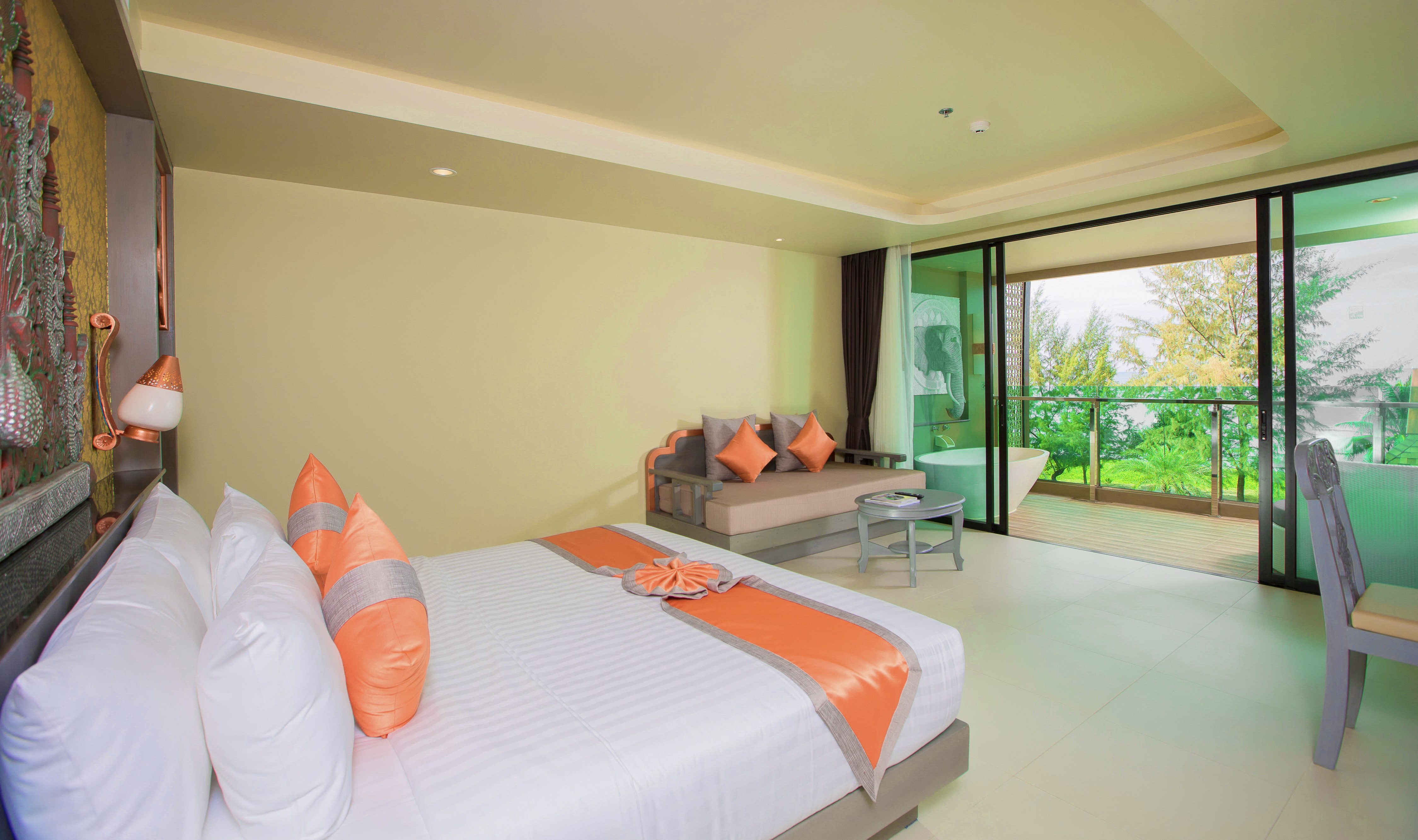 Thailand Phuket Mai Khao Maikhao Palm Beach Resort deluxe sea view kamer