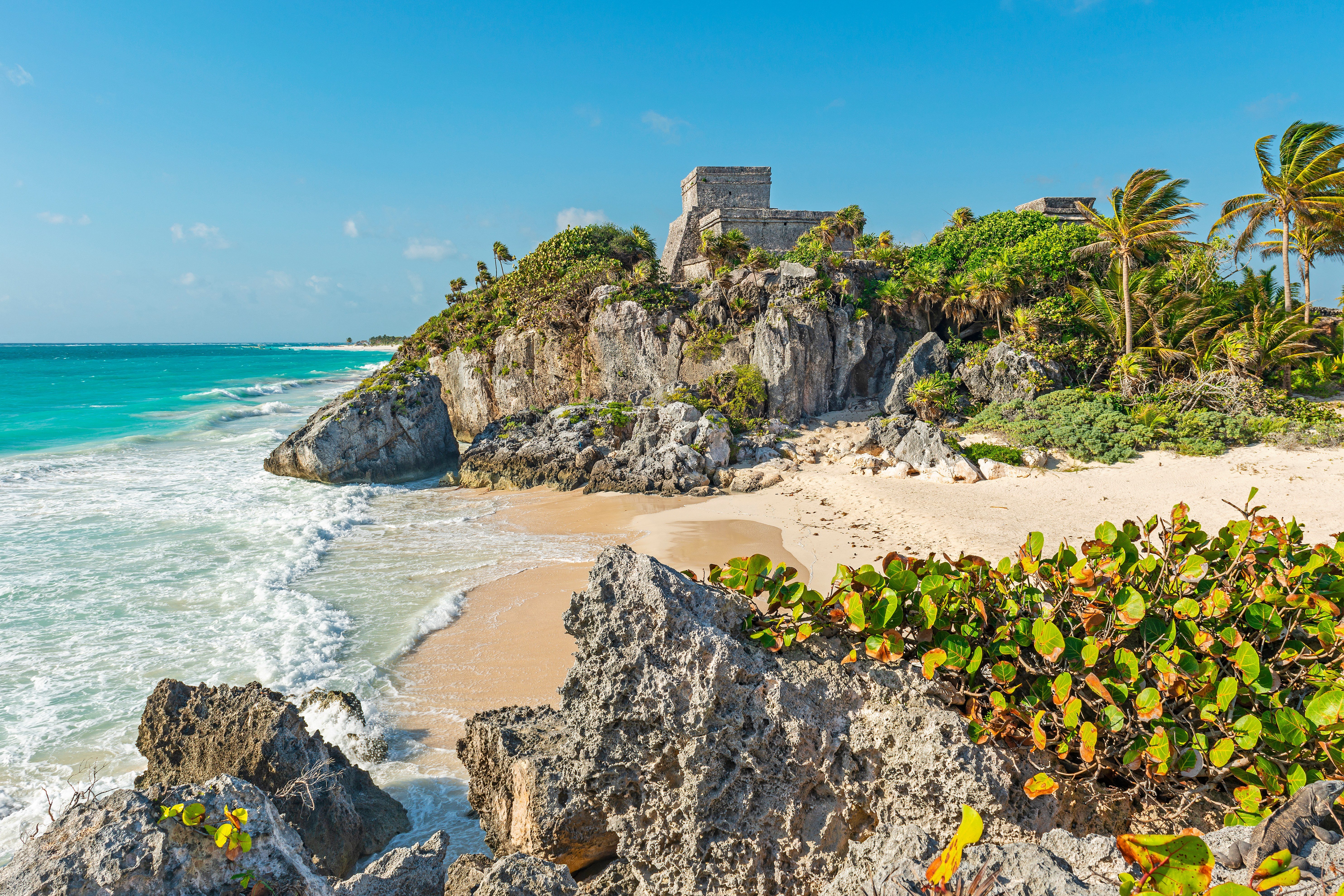 Mexico Tulum dag excursie fietsen ruine