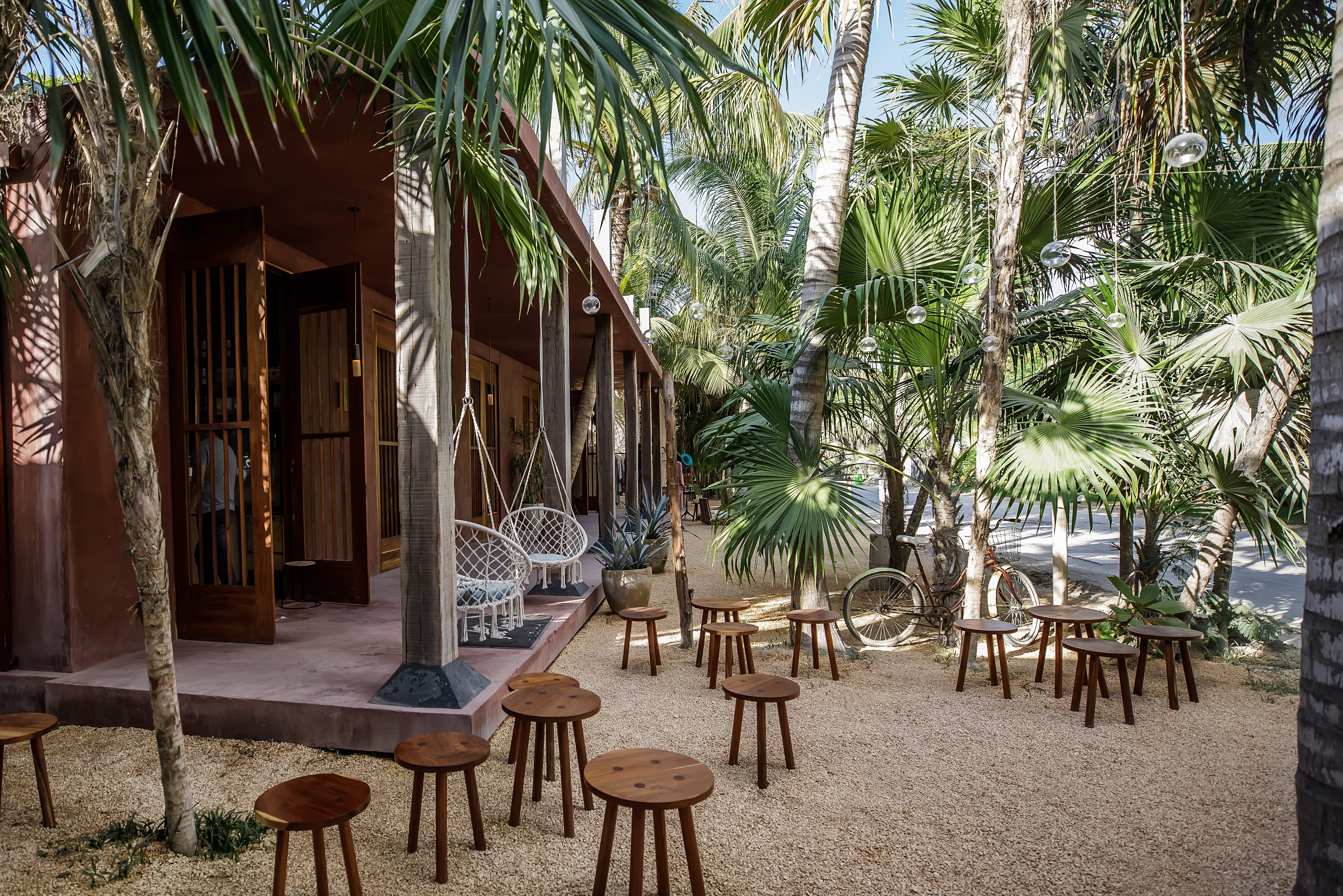 Mexico Tulum dag excursie fietsen cafe