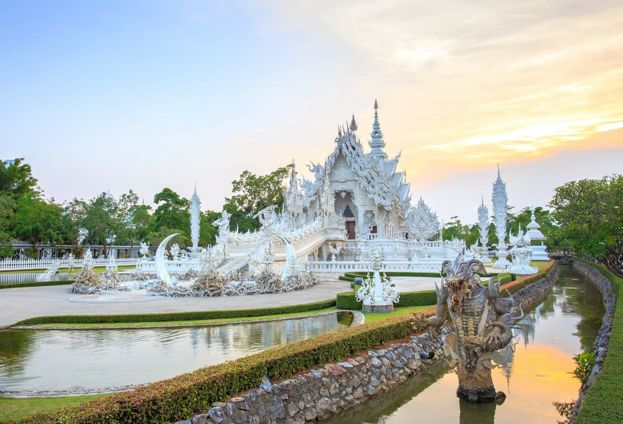 Witte tempel in Chiang Rai
