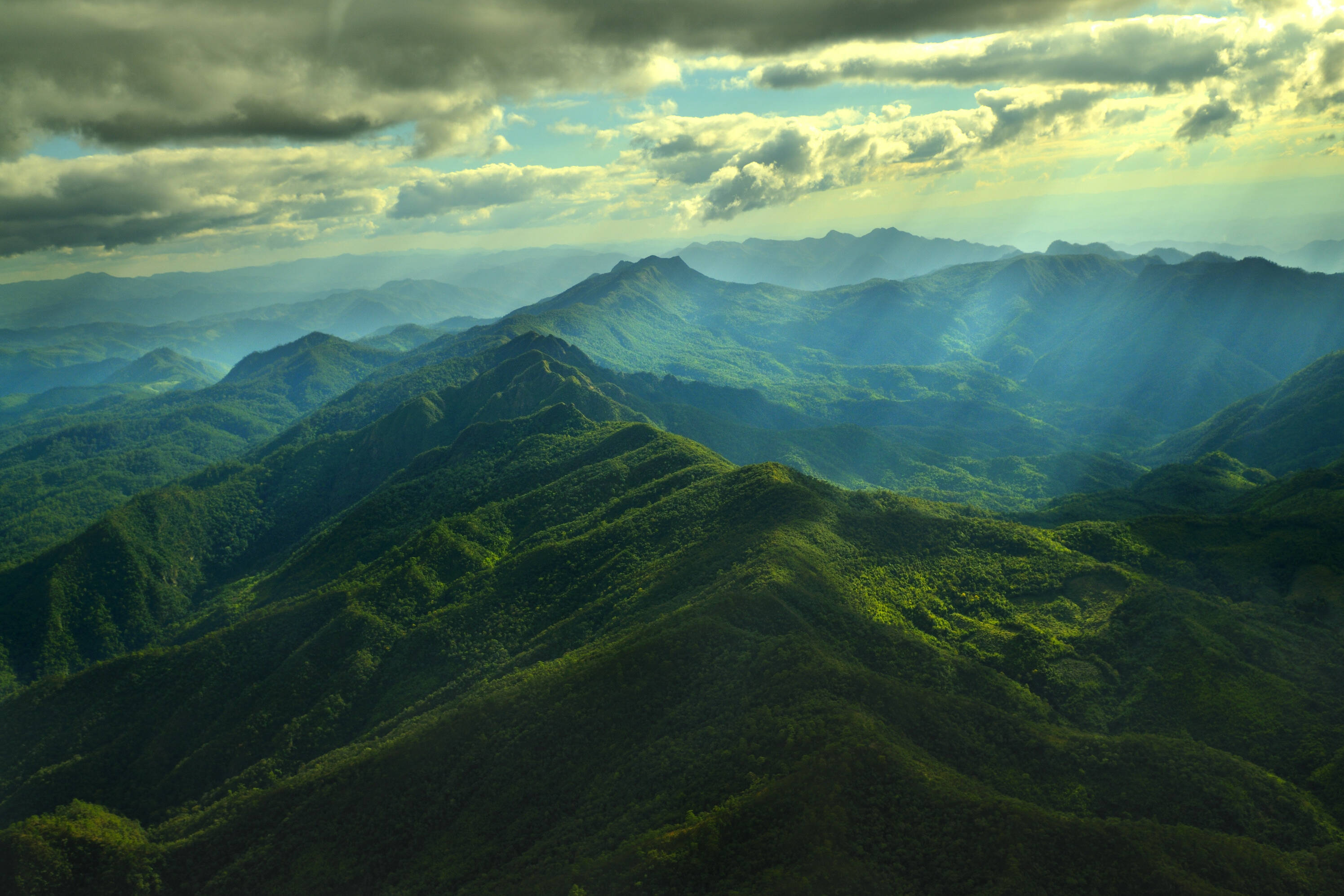 Thailand berglandschap noorden
