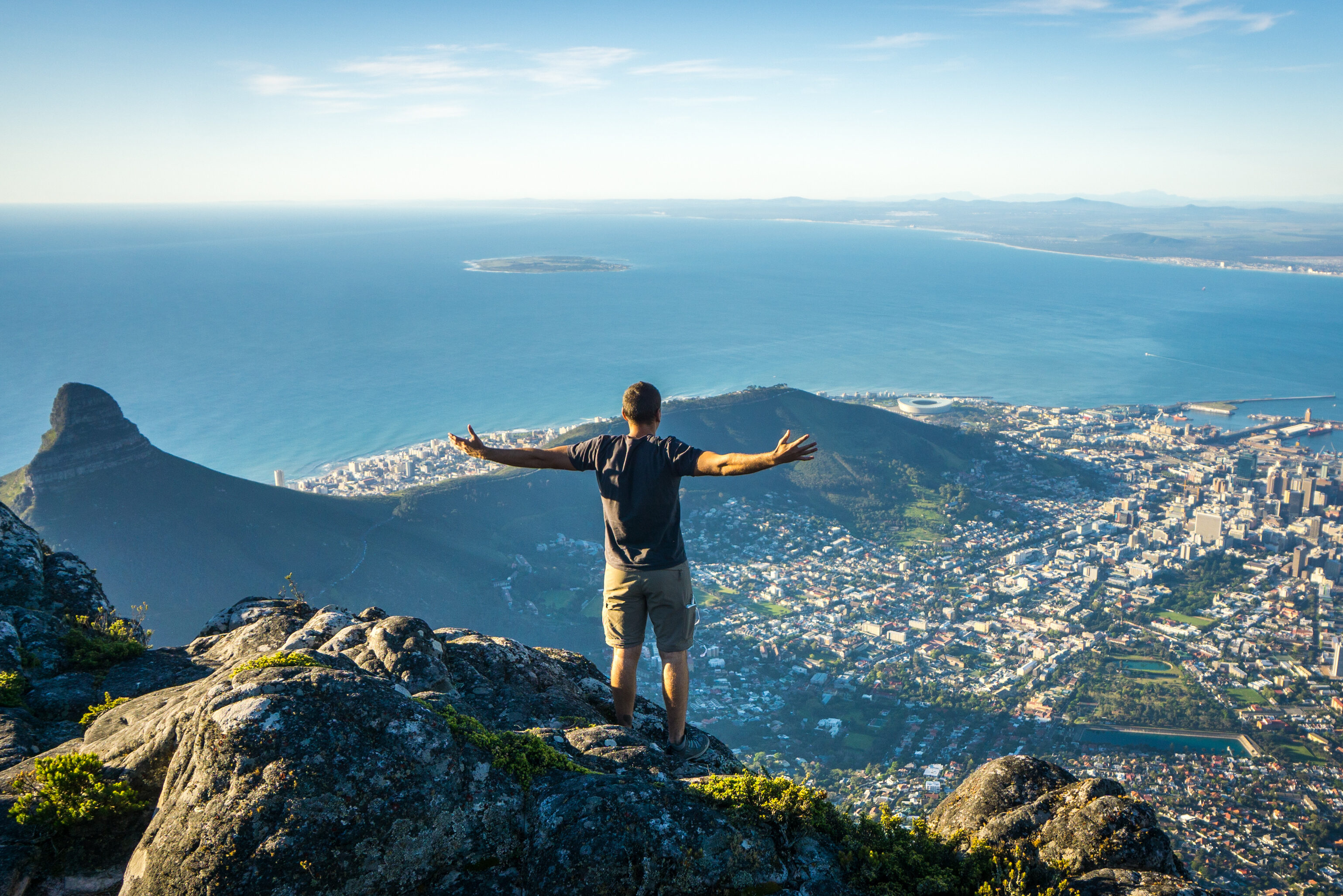 Uitzicht op Kaapstad