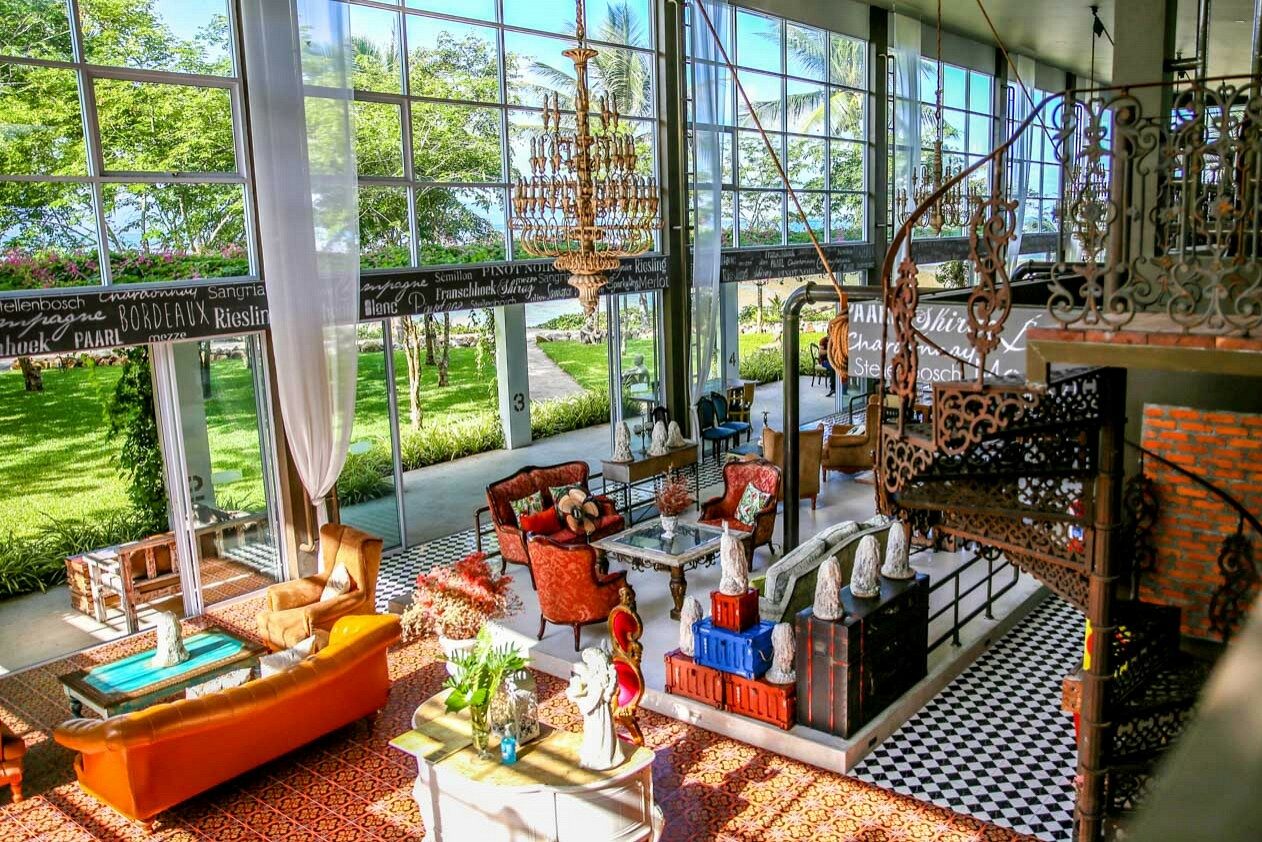 Thailand Koh Phangan Summer Luxury Beach Resort Restaurant