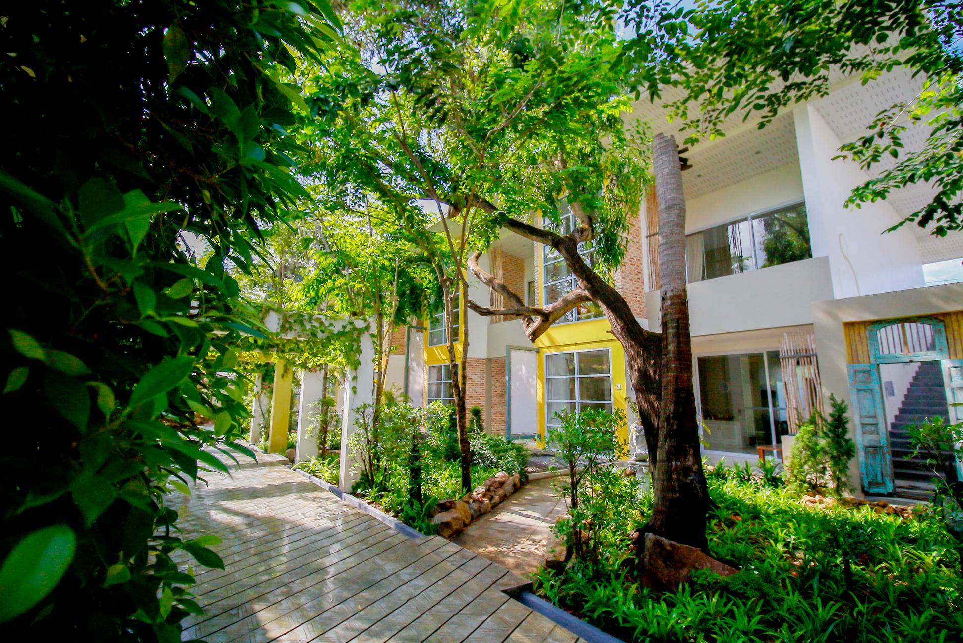 Thailand Koh Phangan Summer Luxury Beach Resort Tuinen