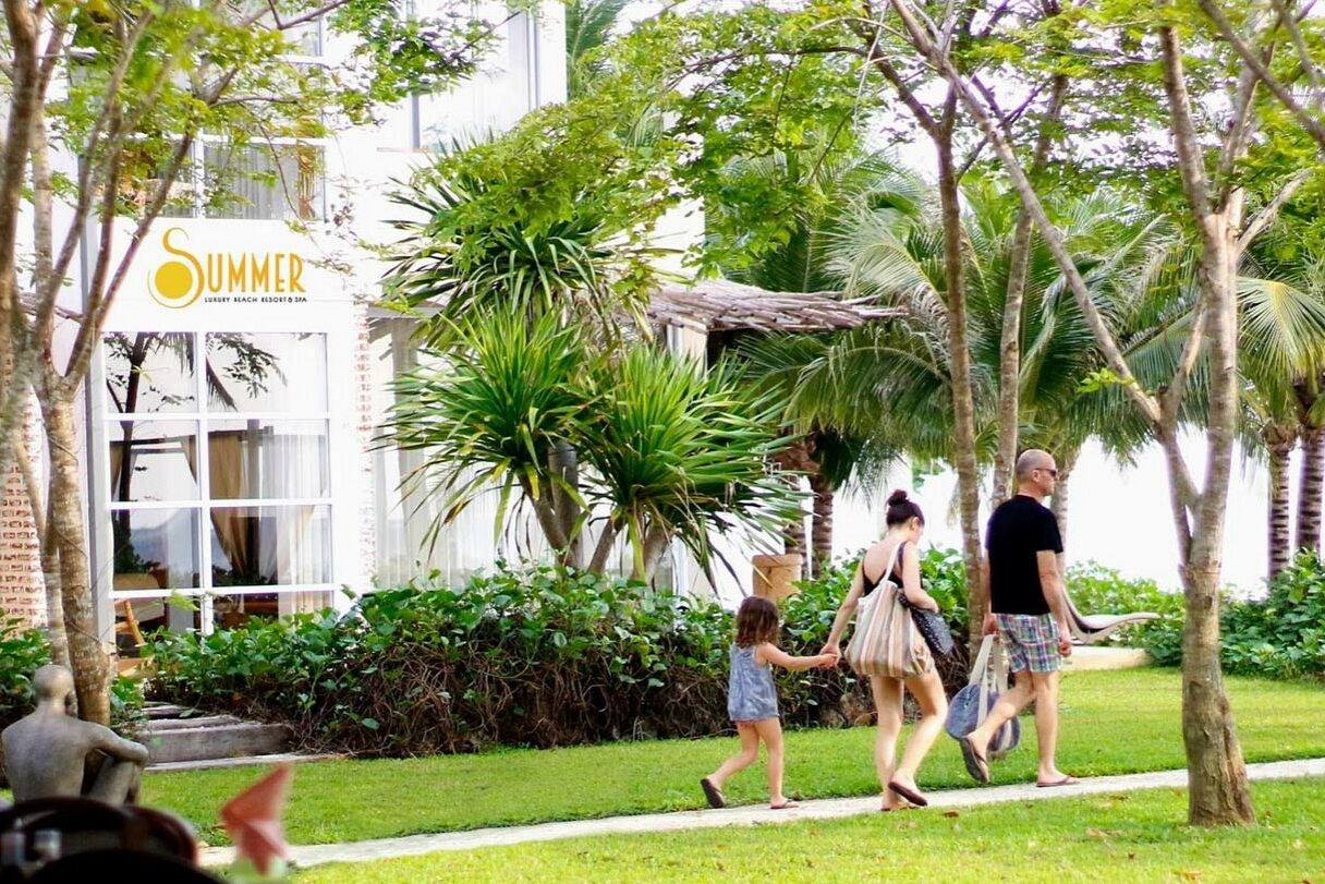 Thailand Koh Phangan Summer Luxury Beach Resort Tuinen