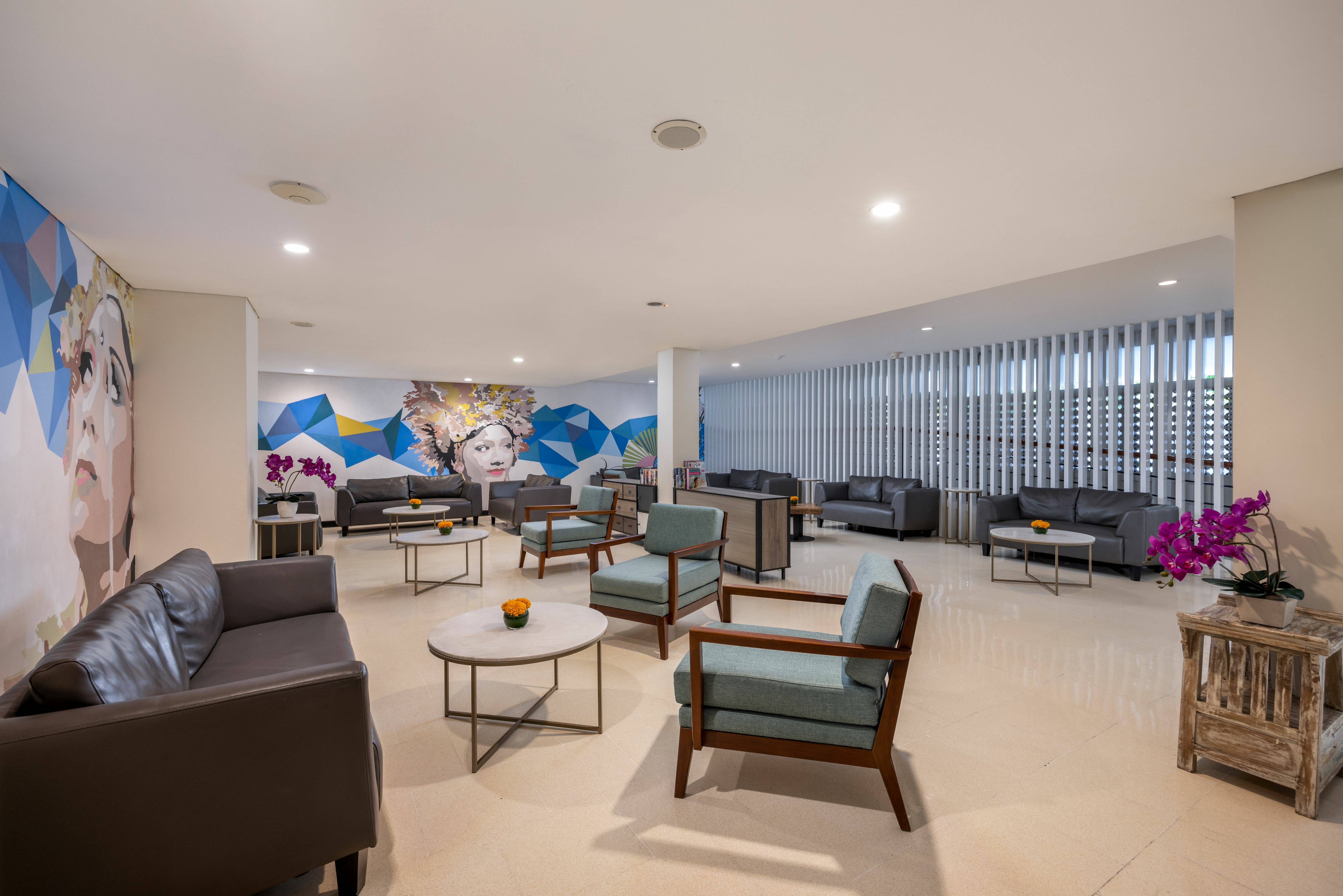 Lounge in het Sanur Resort Watujimbar op Bali