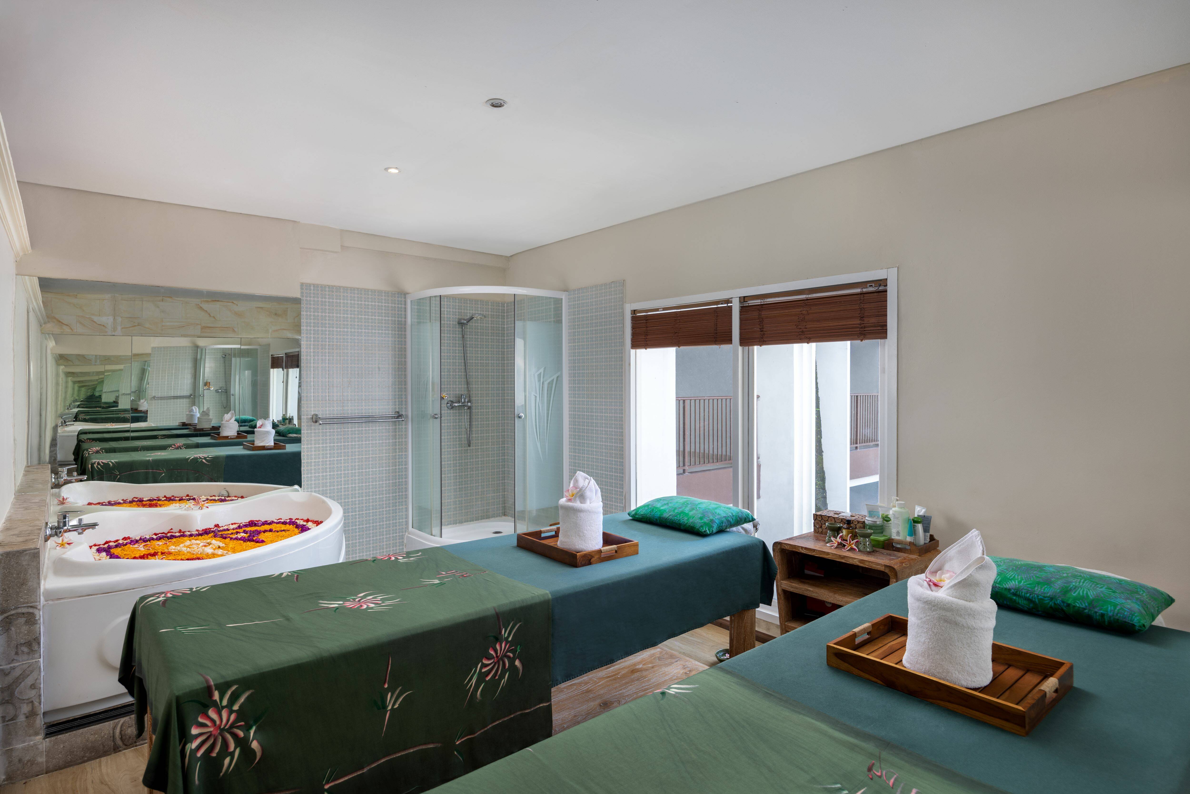 Spa behandelkamer in het Sanur Resort Watujimbar op Bali