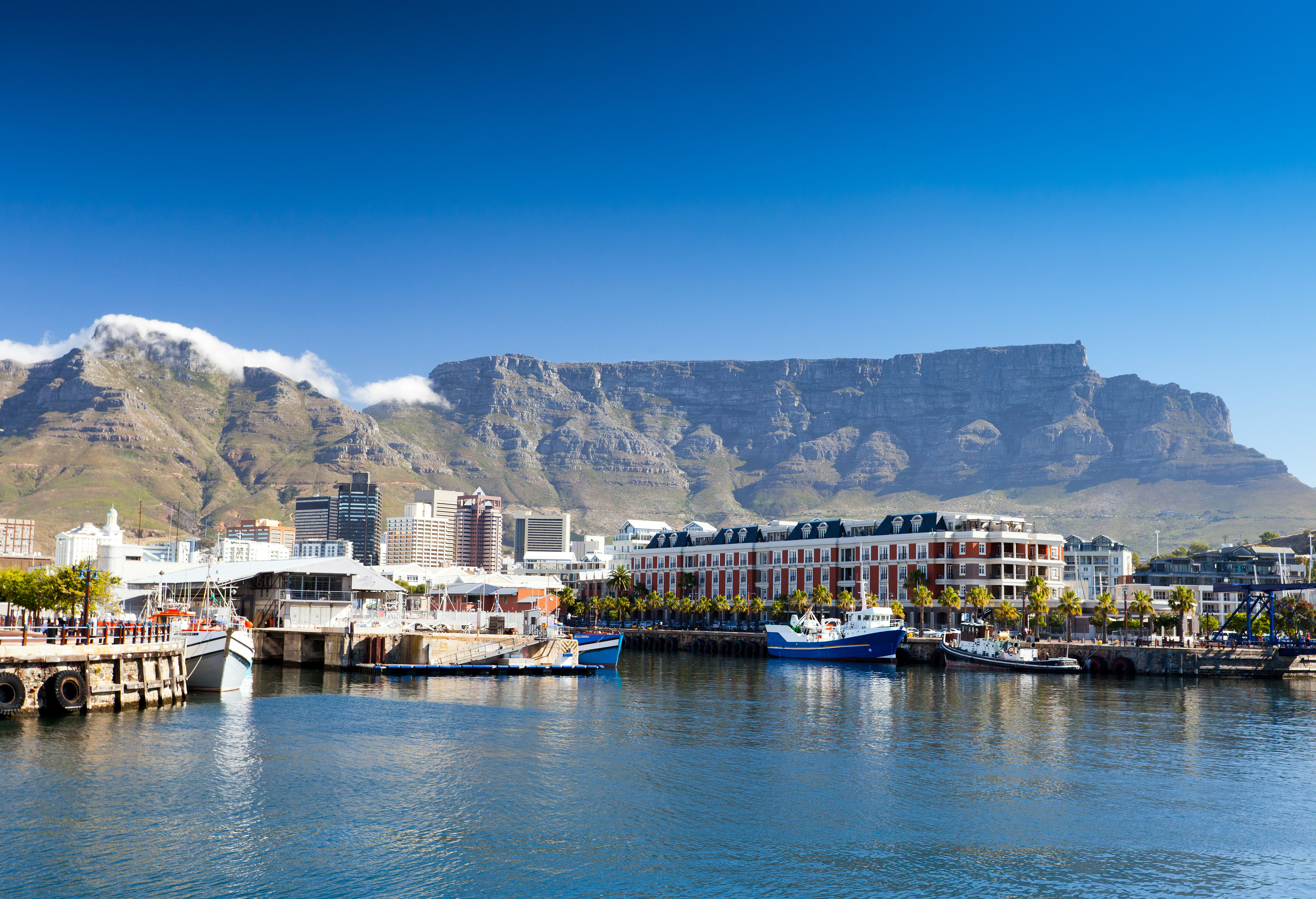 Waterfront met Tafelberg op achtergrond