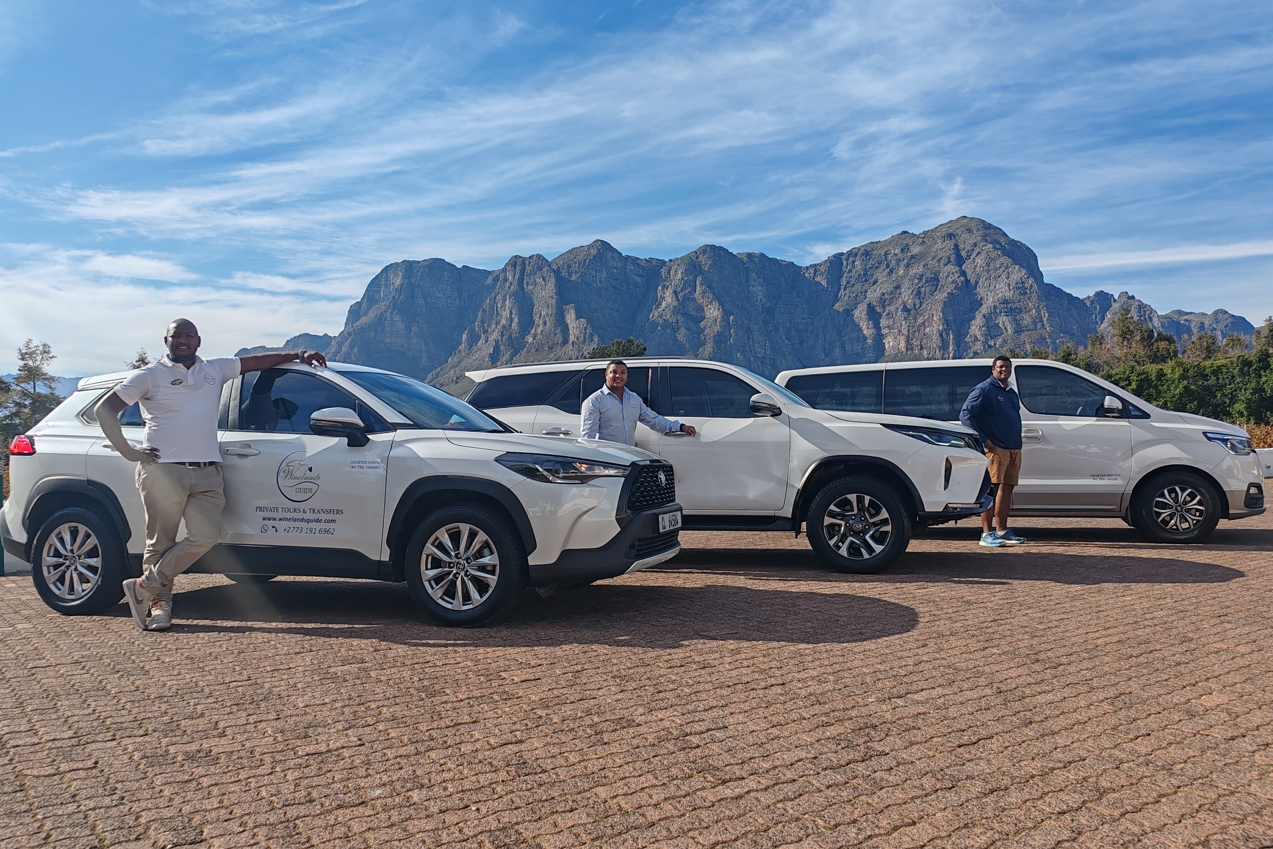 Zuid Afrika Wineland Tours Autos en guides