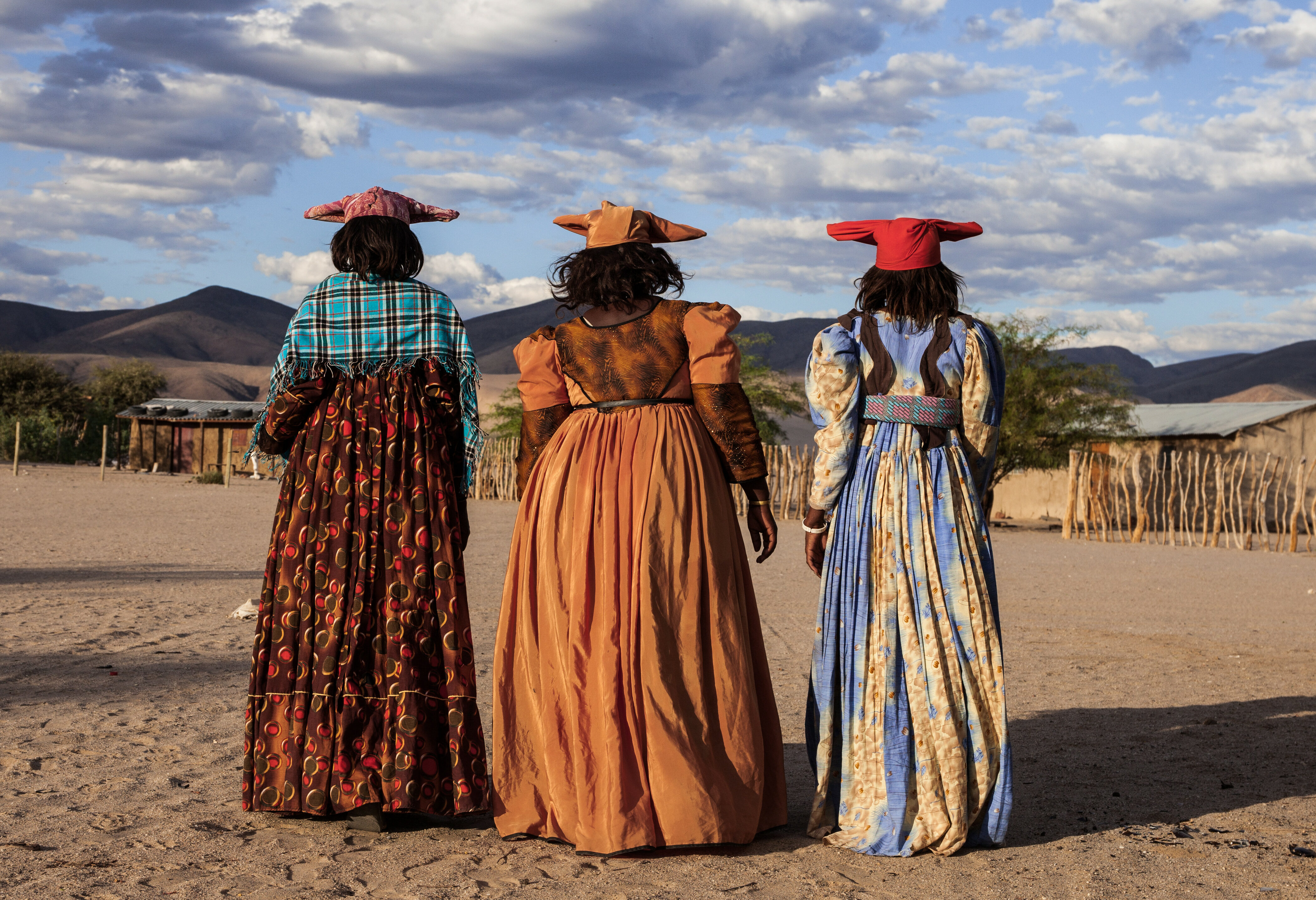 Herero vrouwen in Namibië