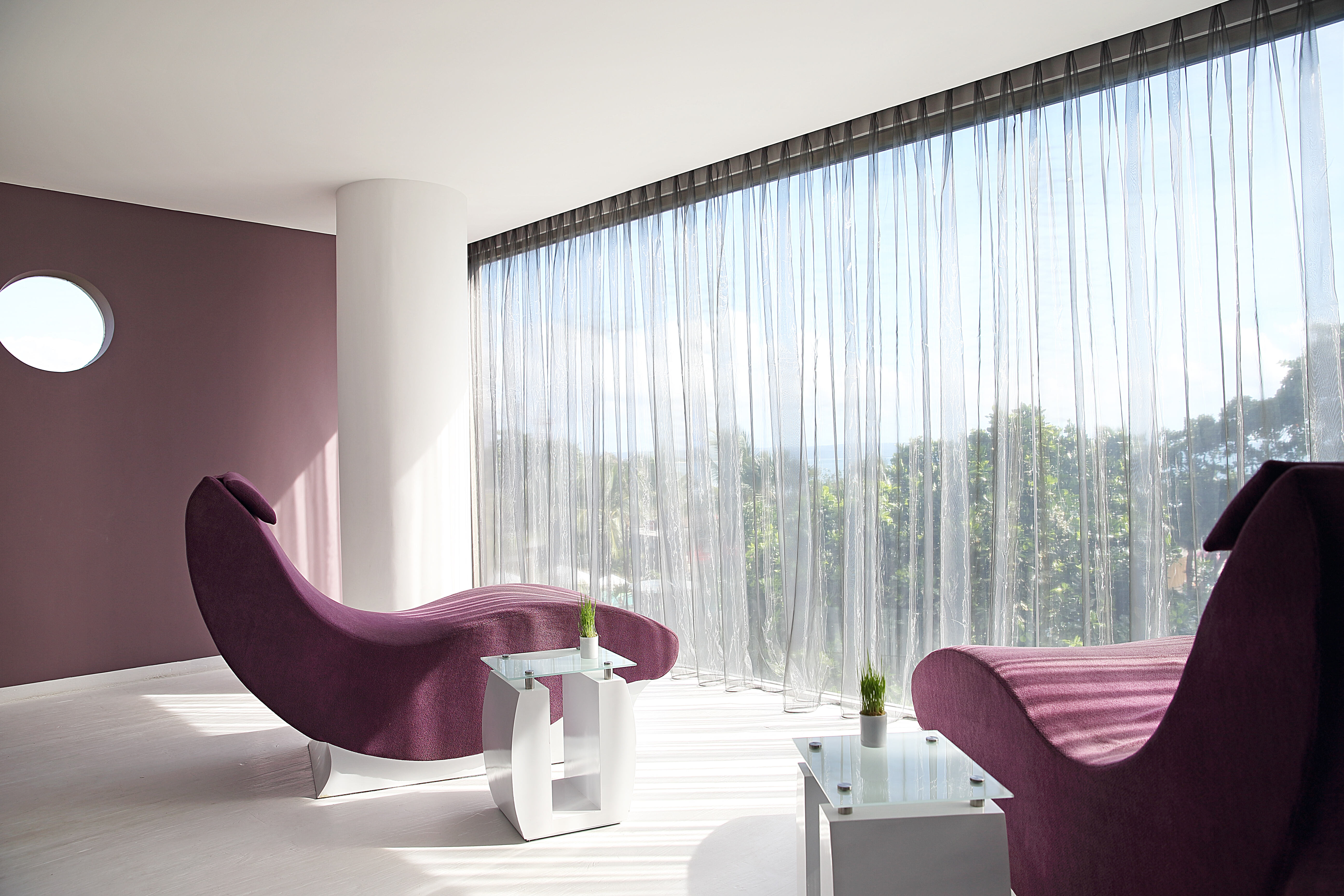 Spa recovery lounge in het Double Six Luxury Hotel in Seminyak op Bali