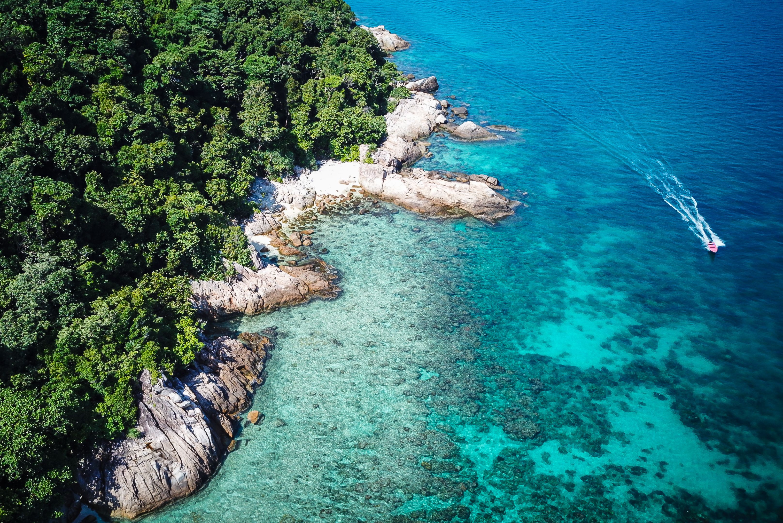 Boot in de Perhentians