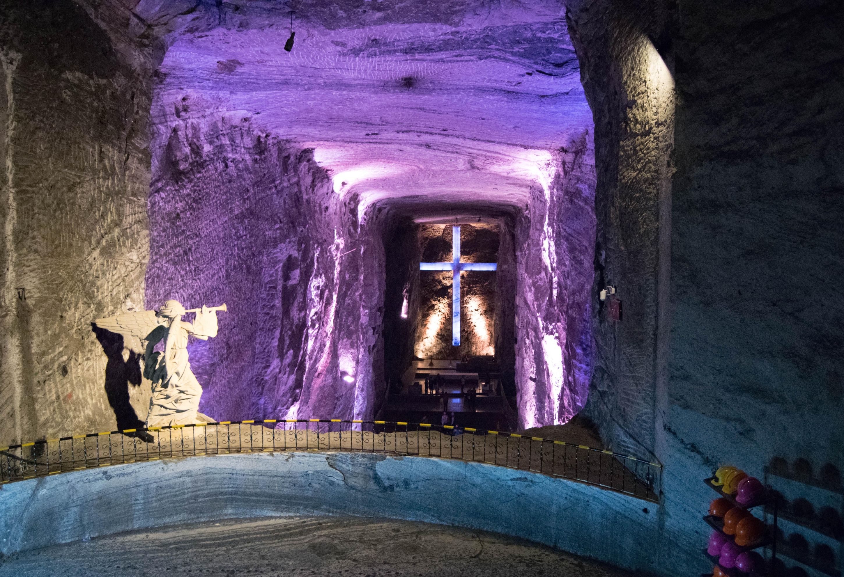 Zoutkathedraal bij Zipaquira in Colombia