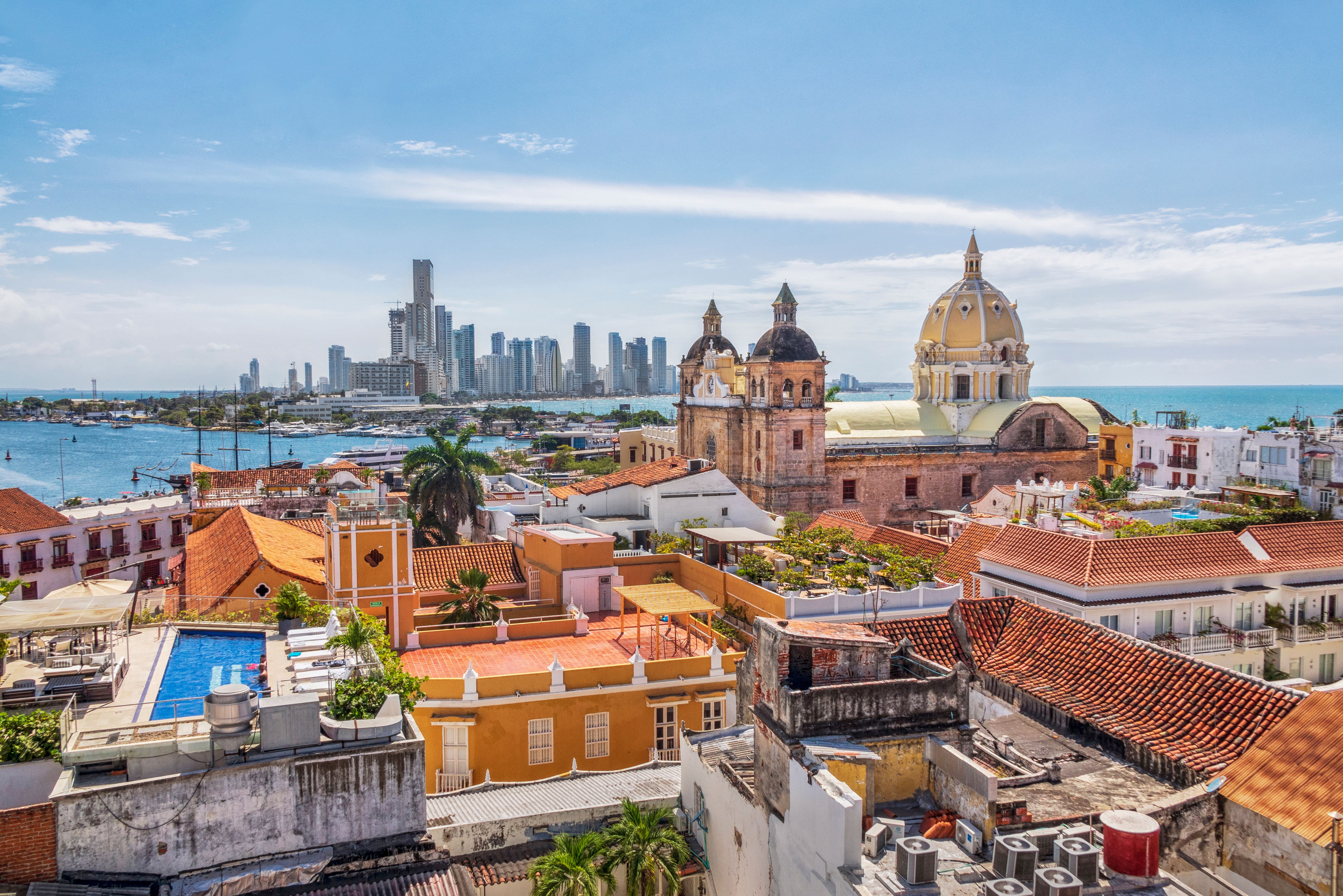Colombia Cartagena Stadzicht