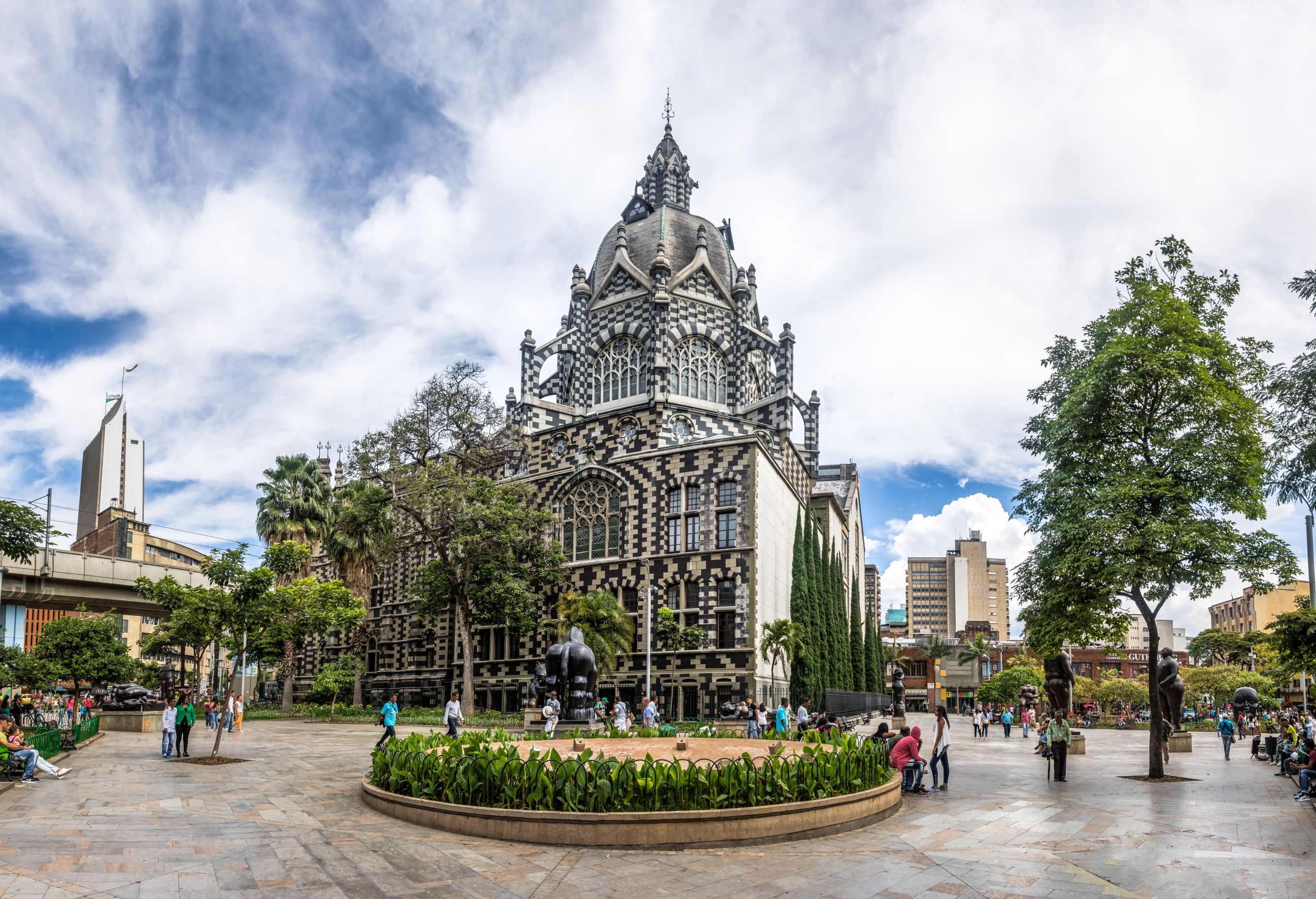 Colombia Medellin Botero Plein