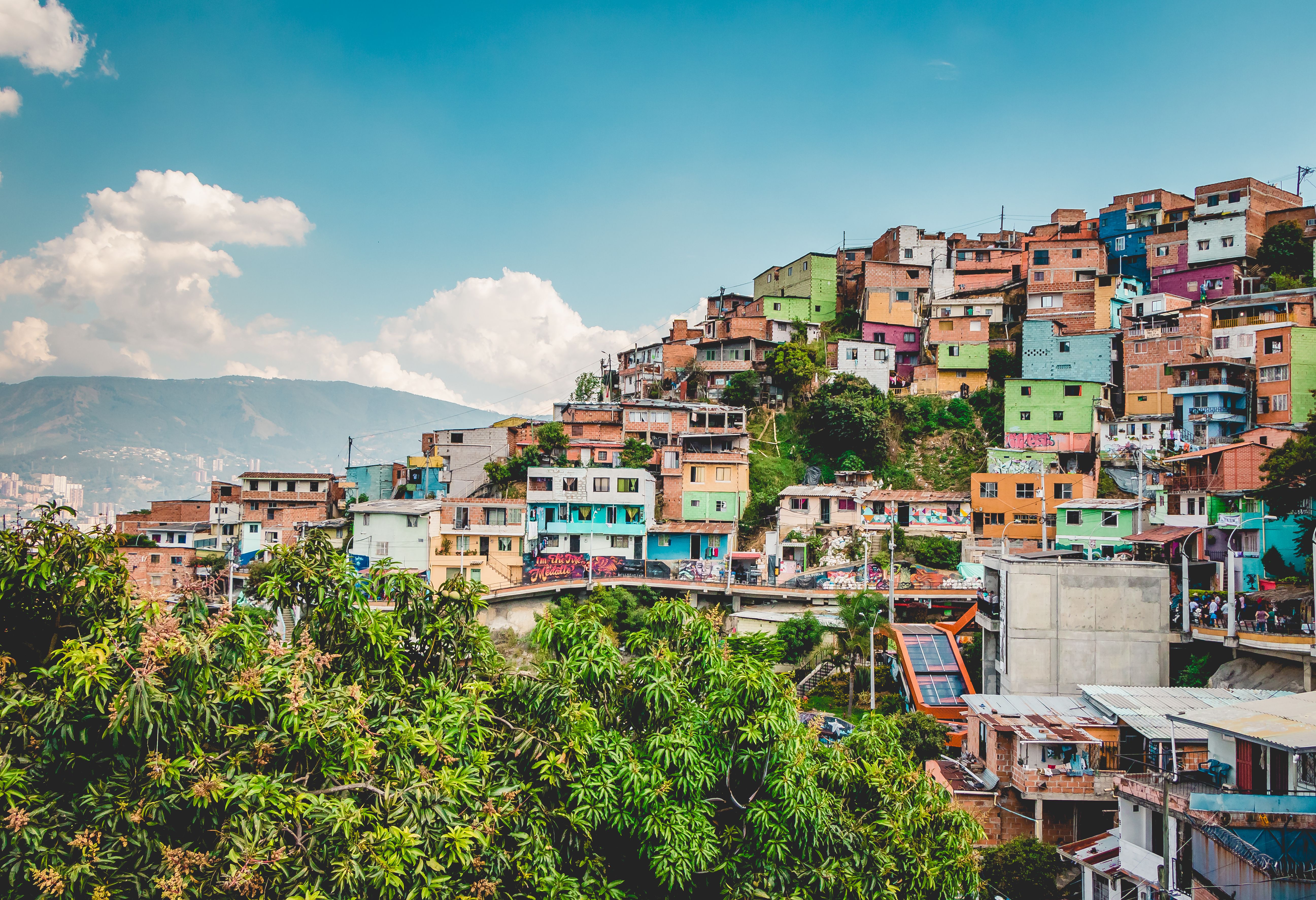 Comuna-13 in Medellin, Colombia