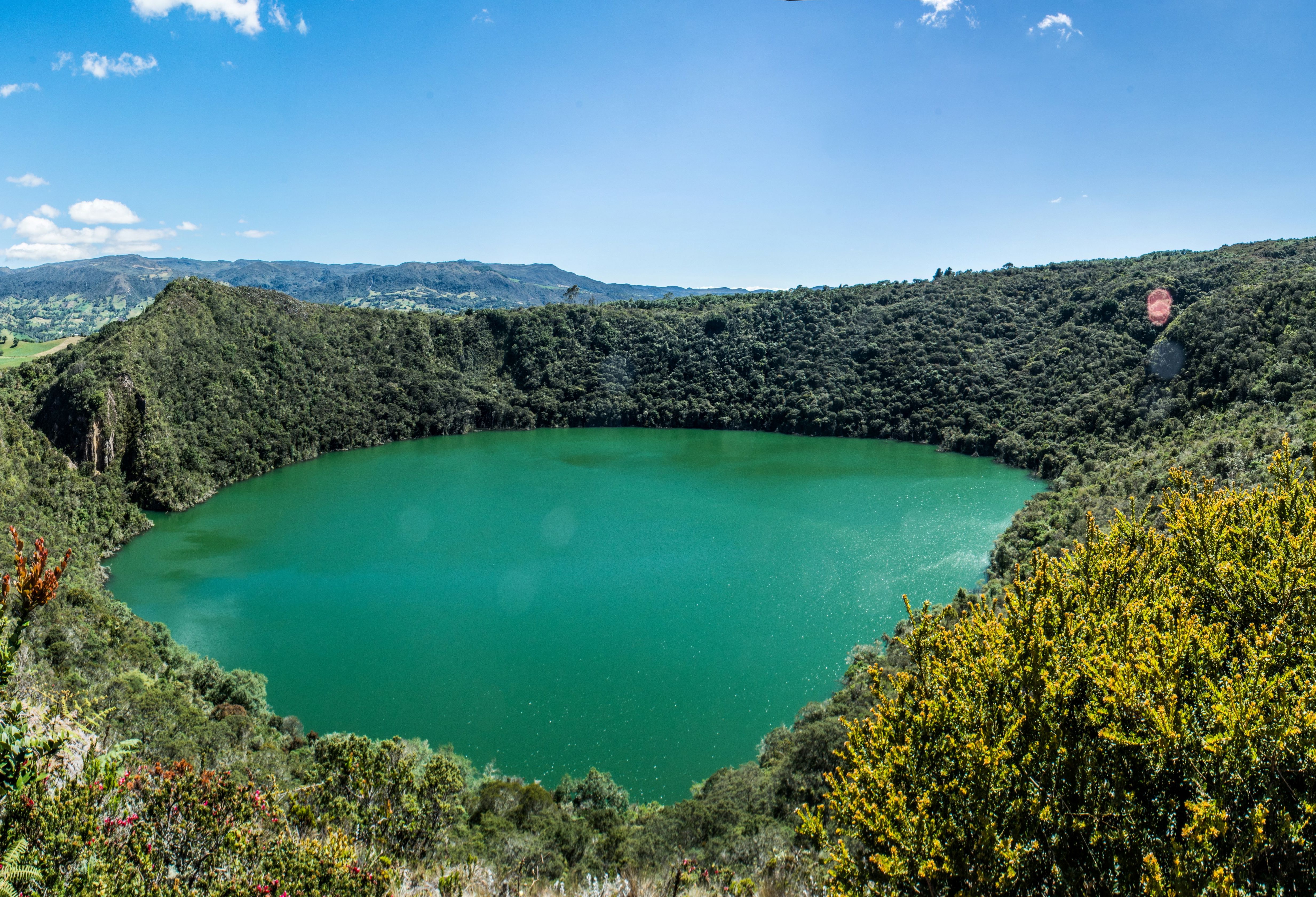 Colombia Lake Guatavita Lagune