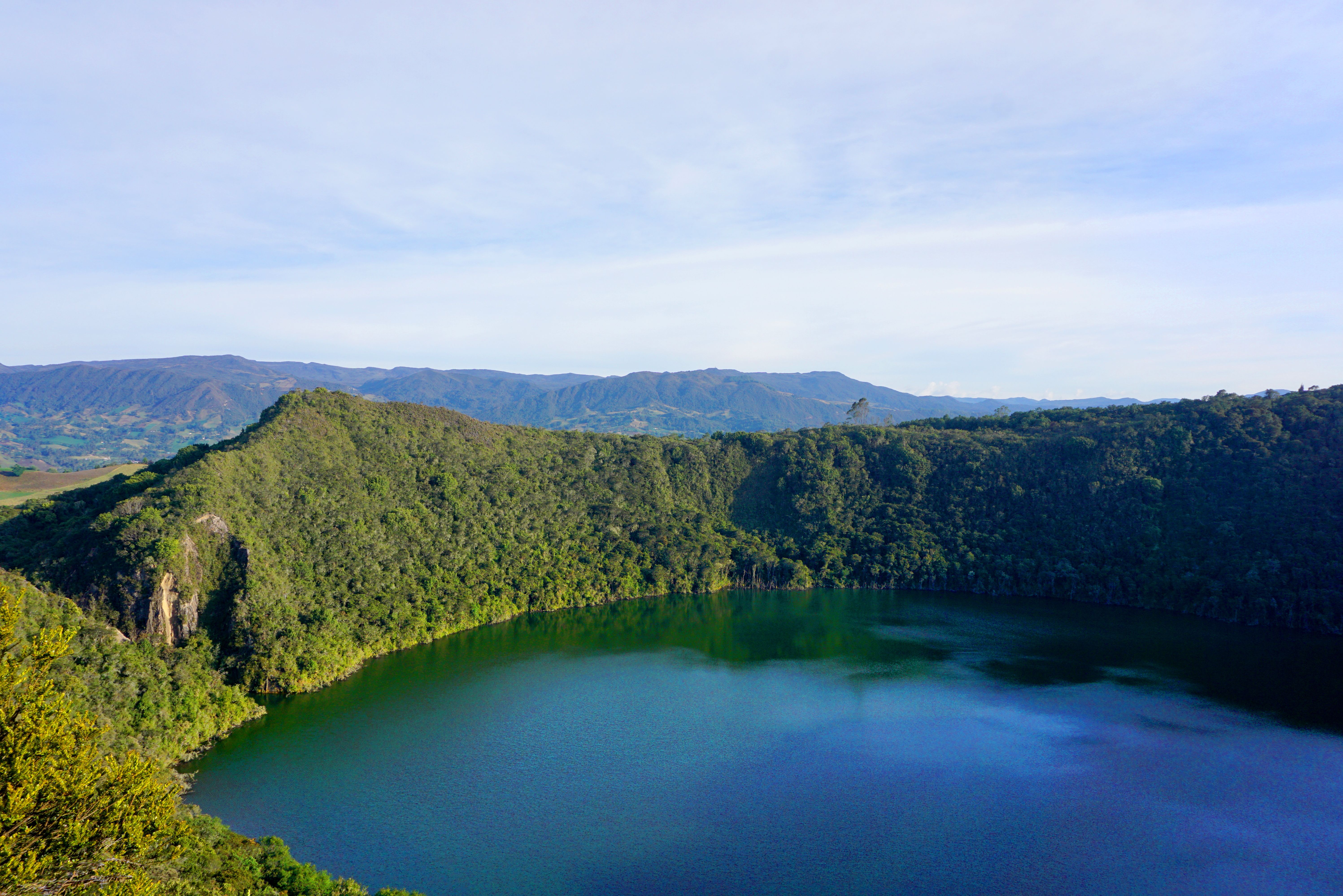 Colombia Lake Guatavita lagune