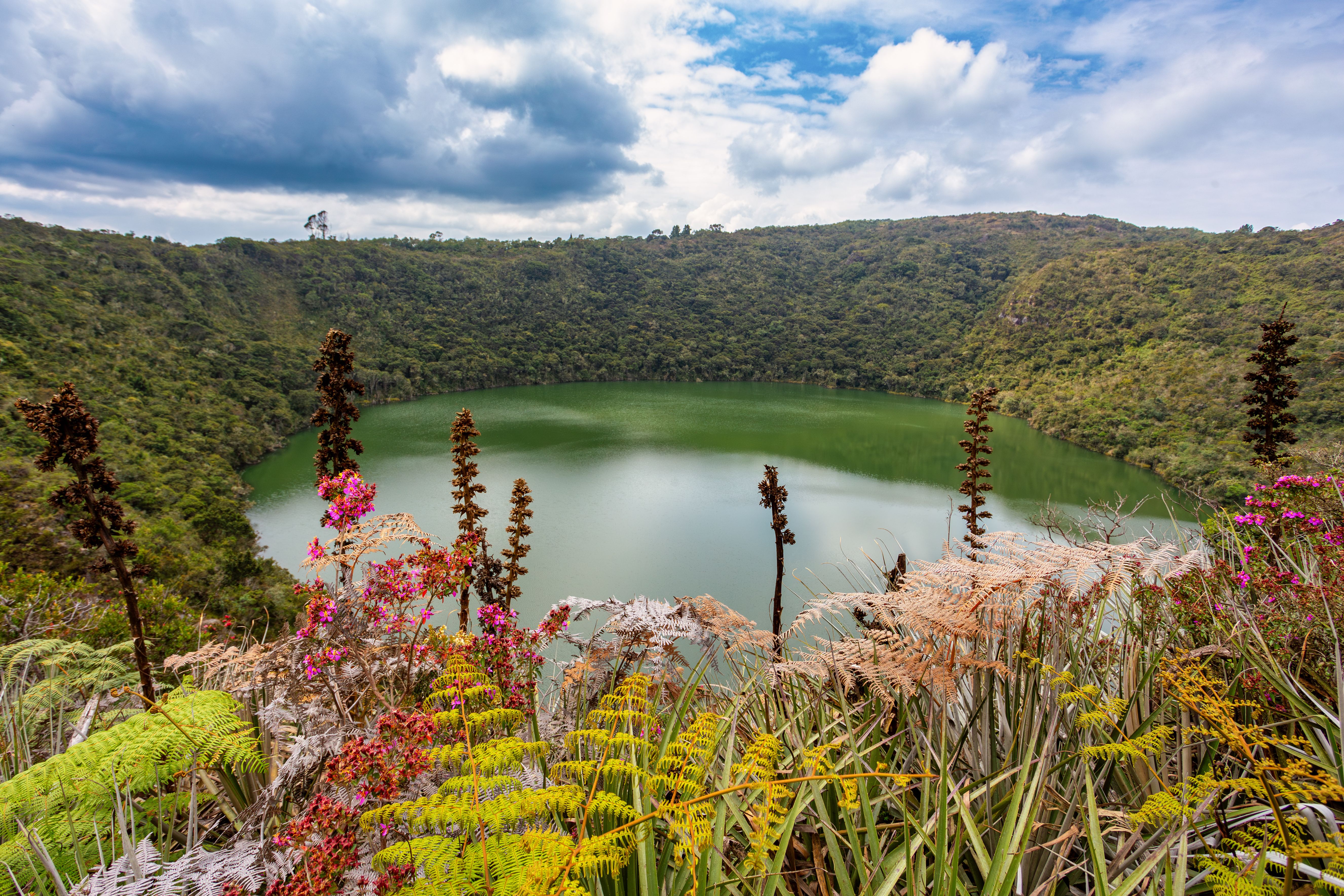 Colombia Lake Guatavita lagune