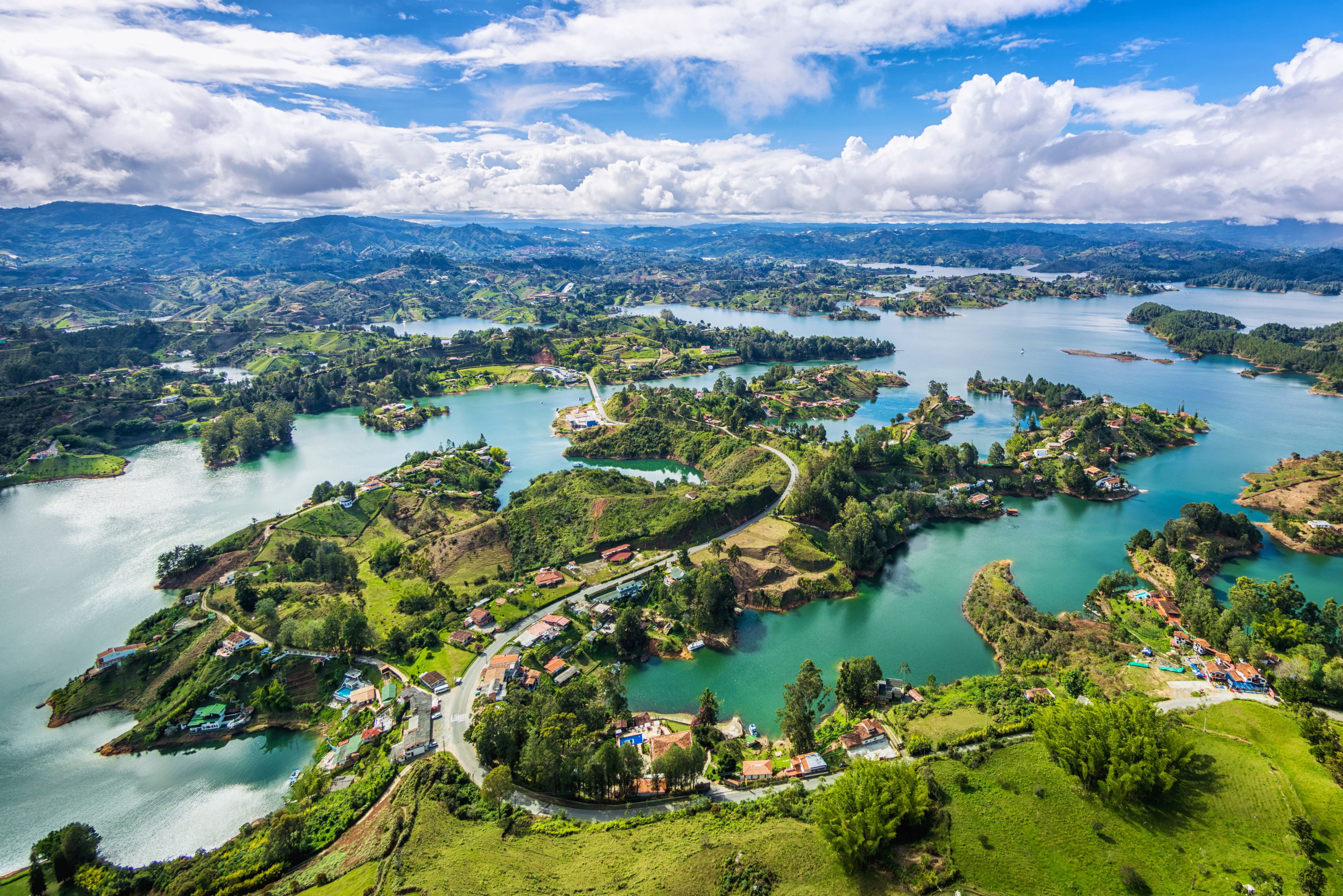 Colombia Guatape El Penol uitzicht