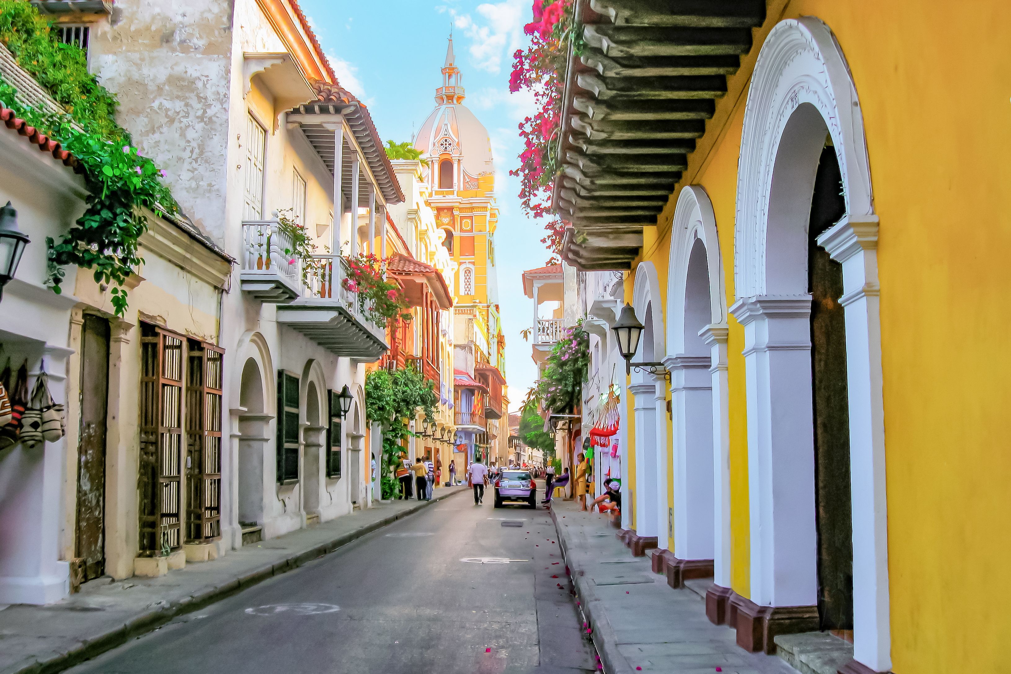 Colombia Cartagena straat