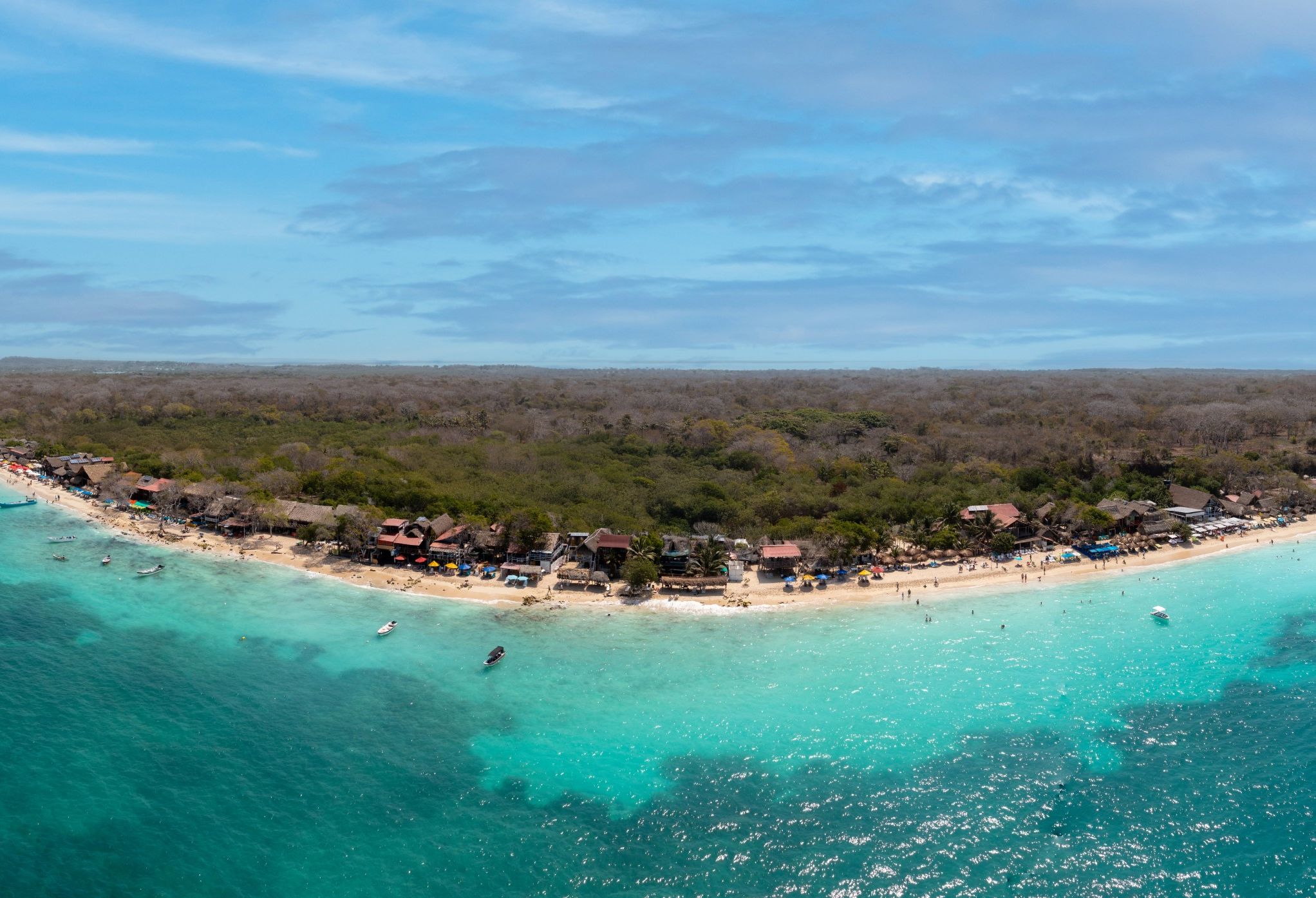 Baru Island in Colombia