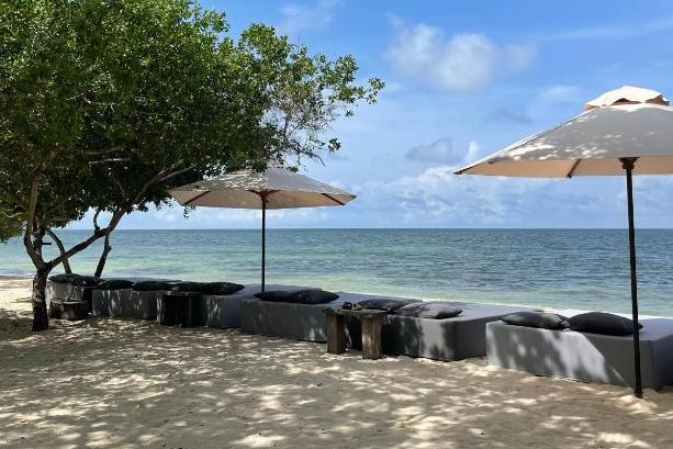 Sabai Beach Club op Baru Island, Colombia