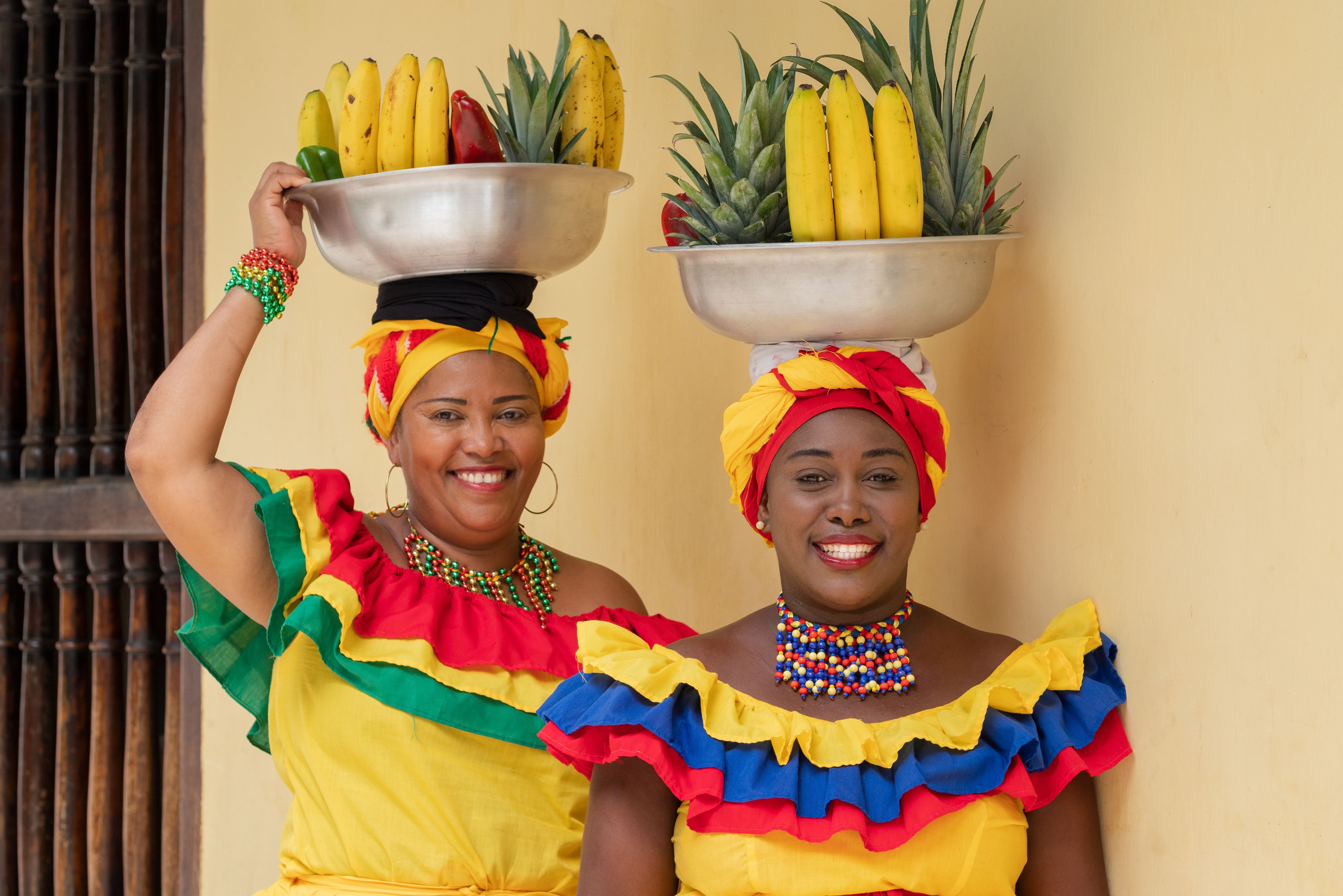 Dames in Cartagena, Colombia