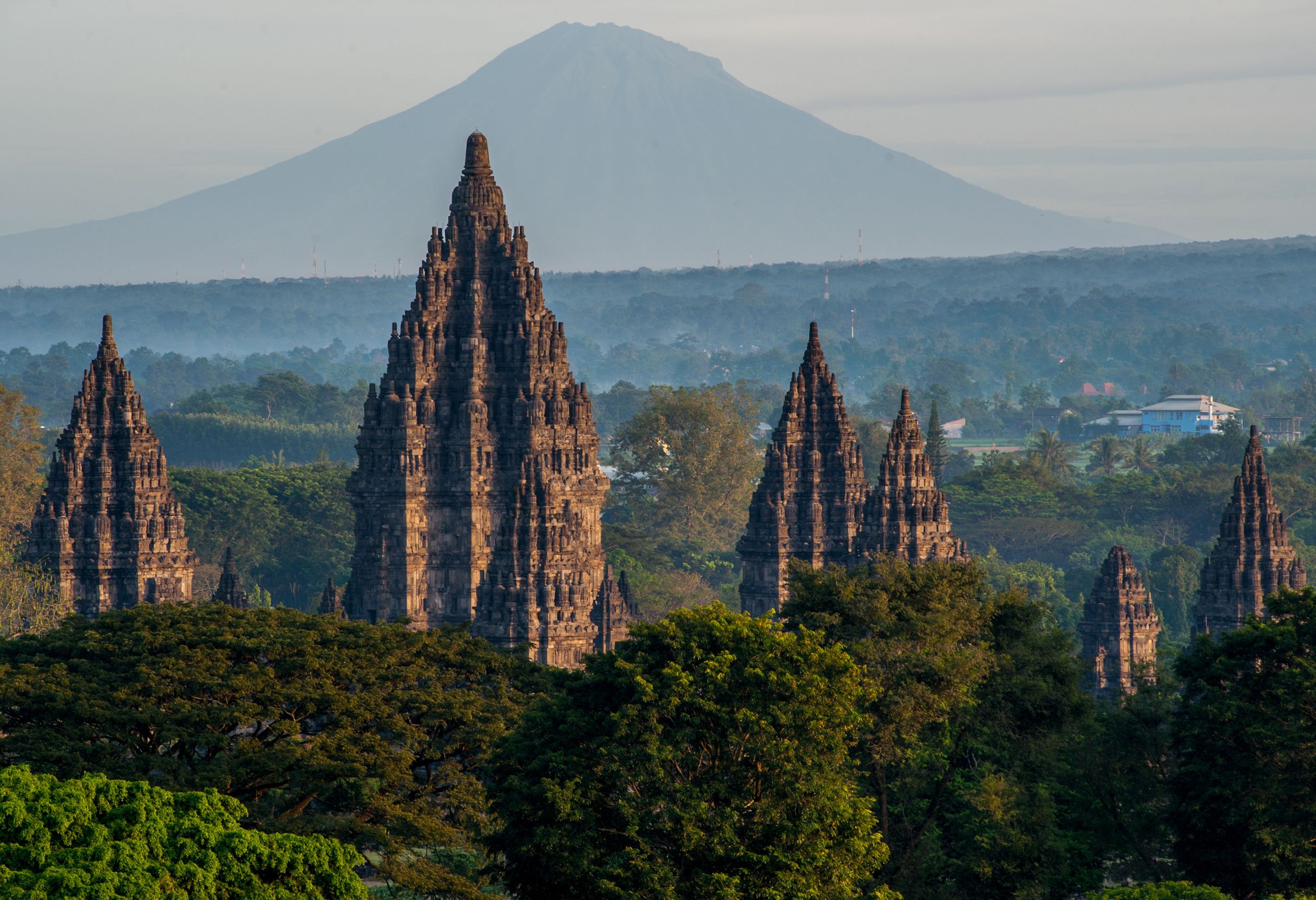 Prambanan nabij Yogyakarta op Java in Indonesie