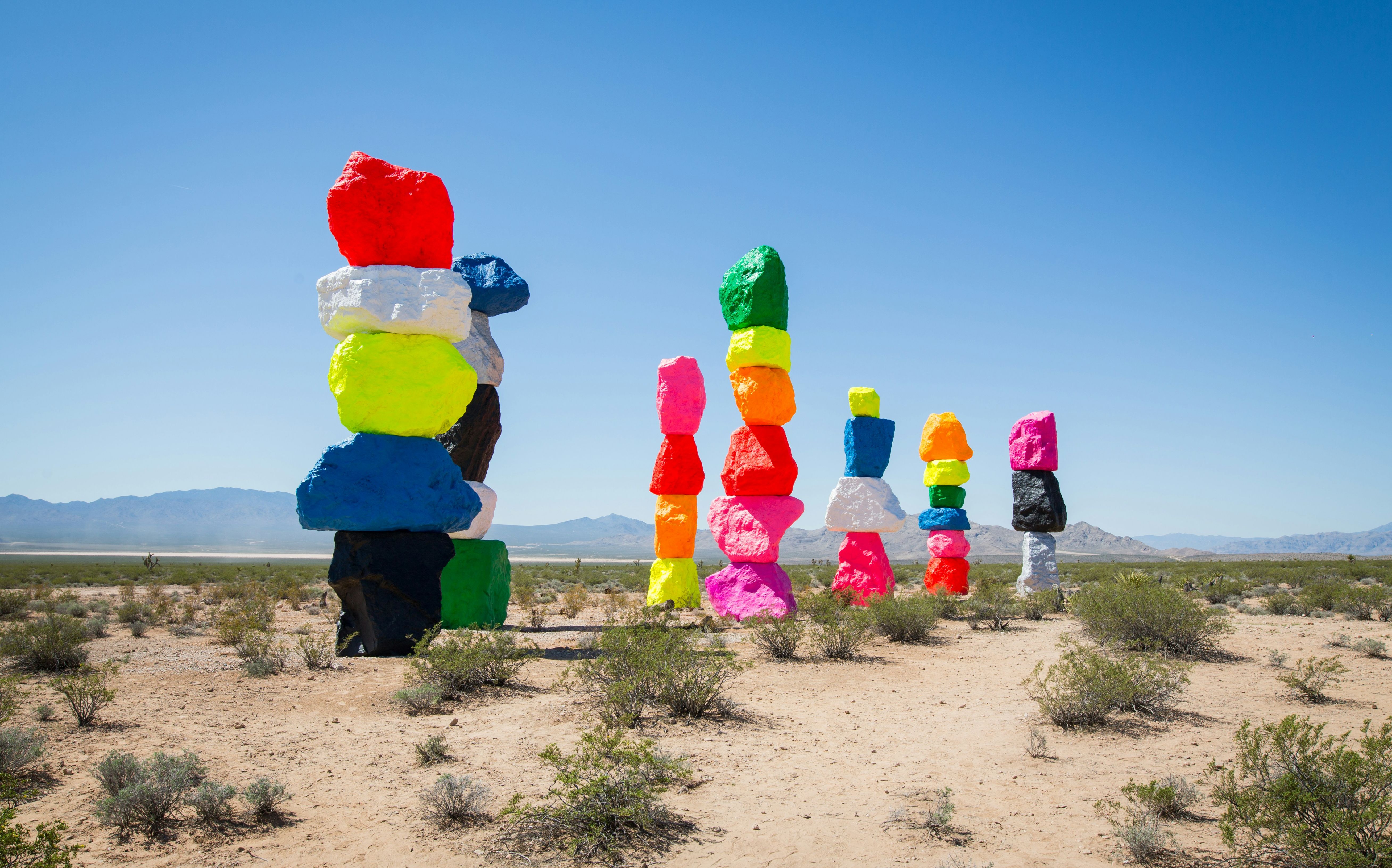 Seven Magic Mountains in Las Vegas