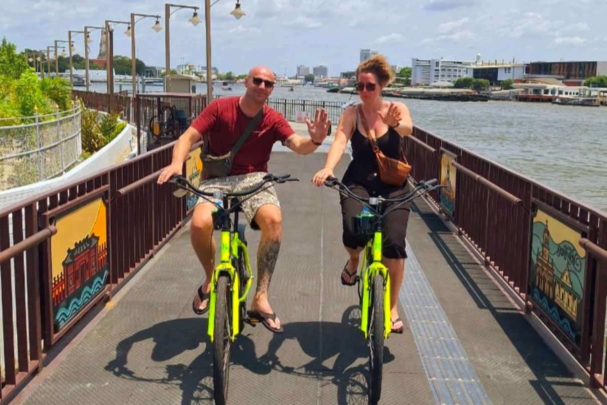 Bangkok op de ebike langs de rivier