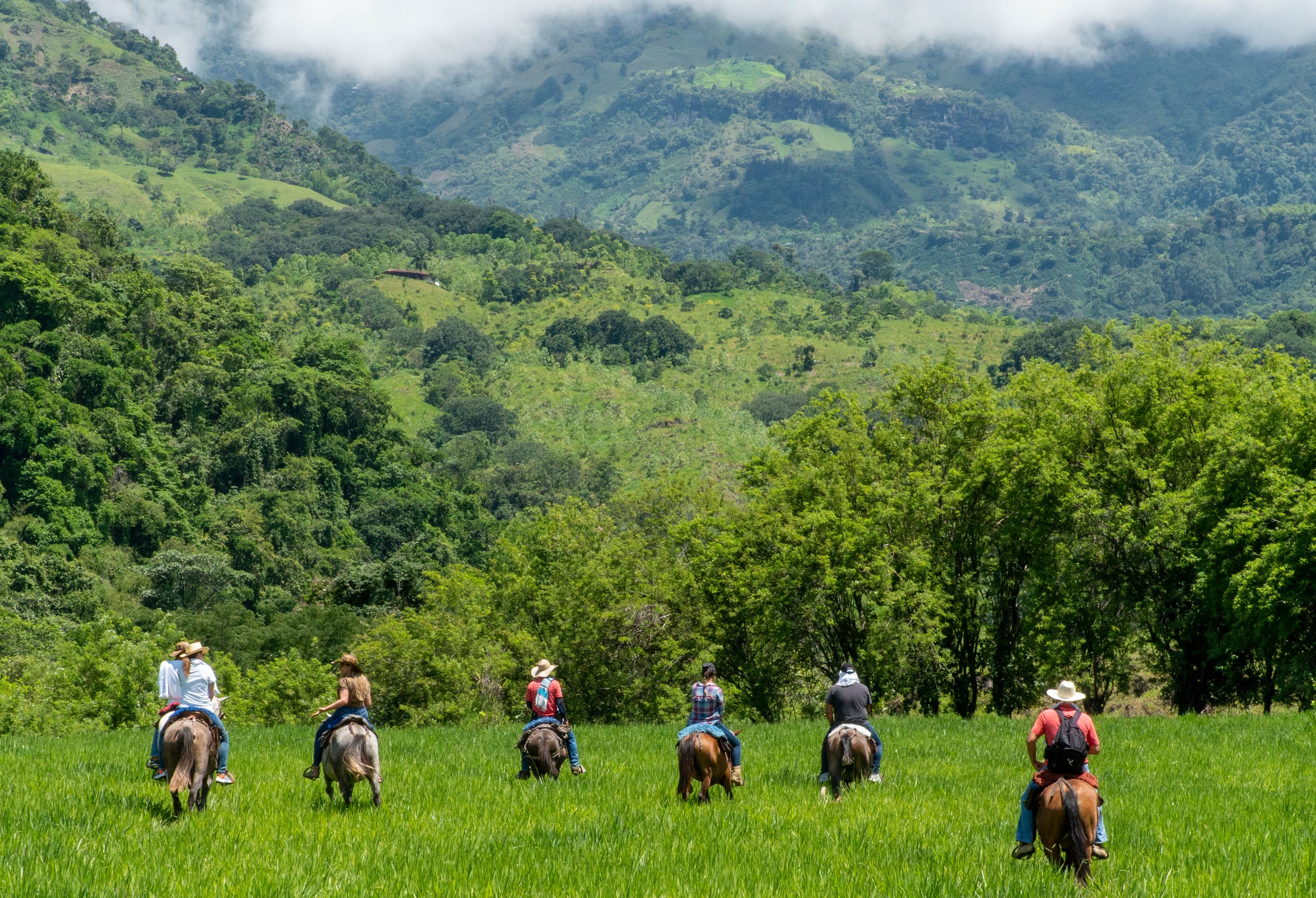 Paardrijden in Colombia