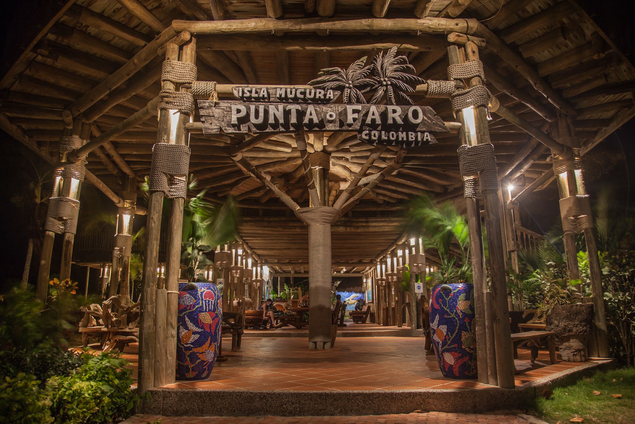 Colombia Mucura Island Punta Faro Resort Lobby