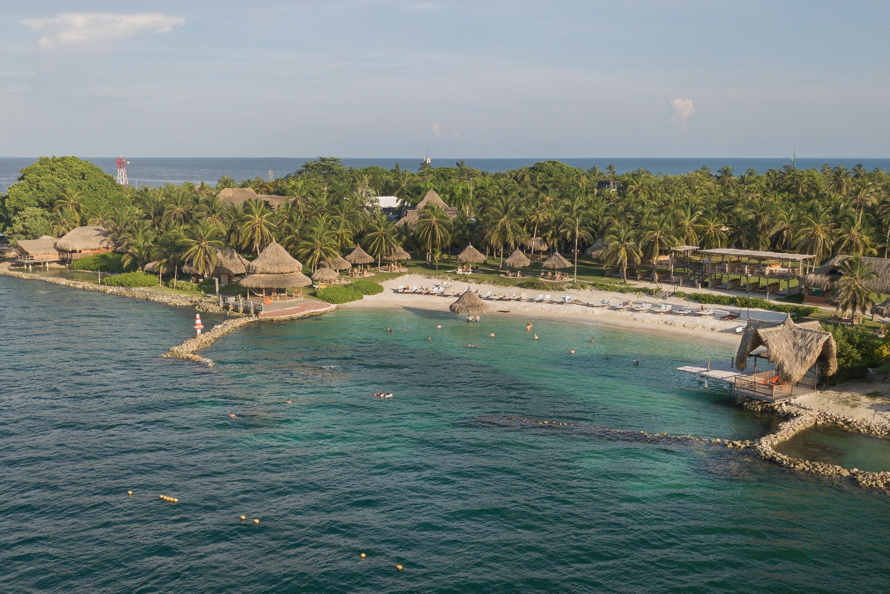 Colombia Mucura Island Punta Faro Resort Strand