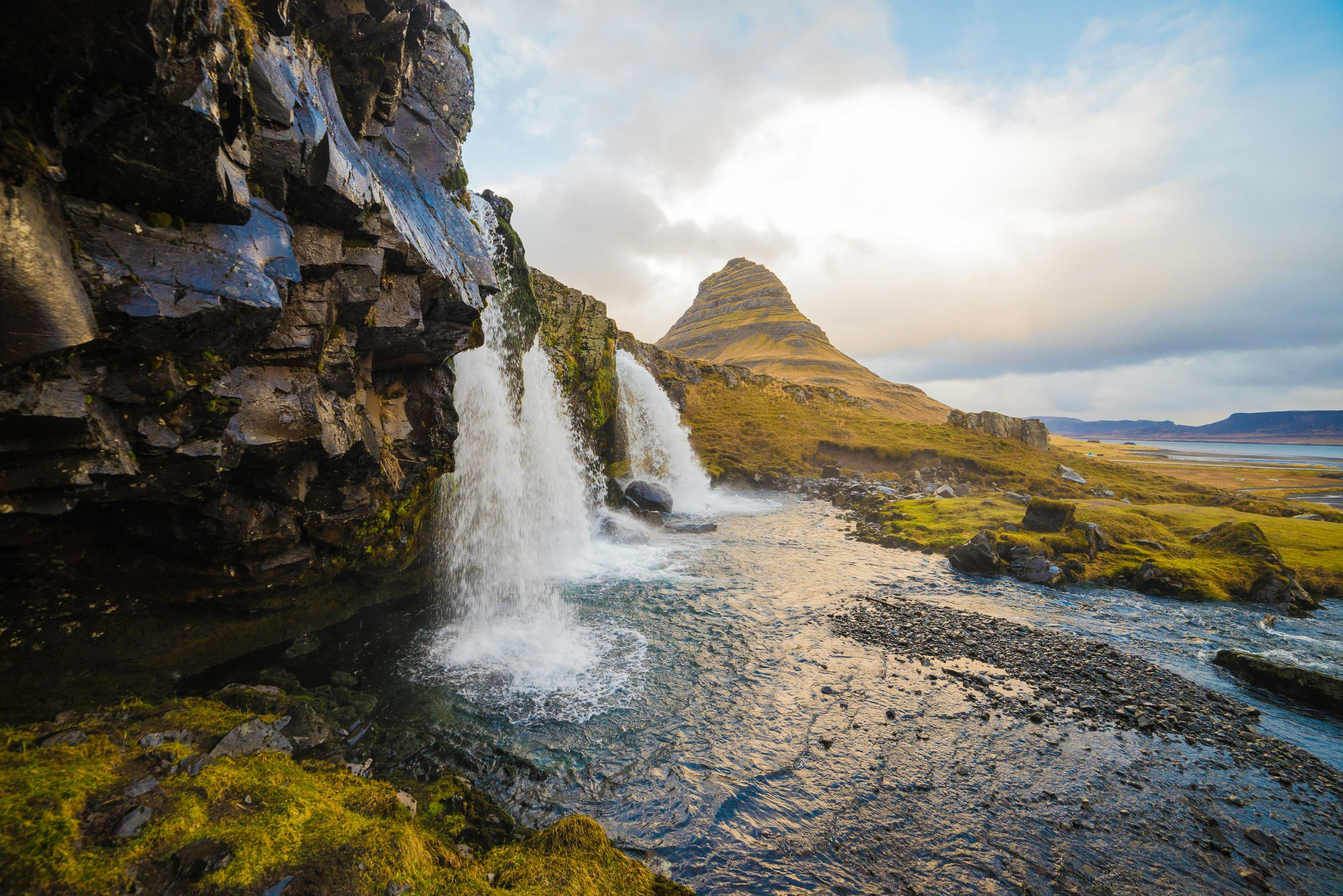 Kirkjufellsfoss waterval in IJsland