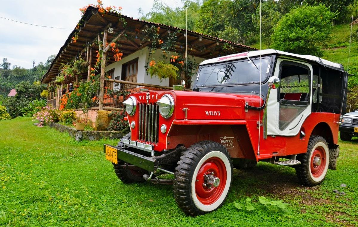 Willys jeep Cocora Vallei