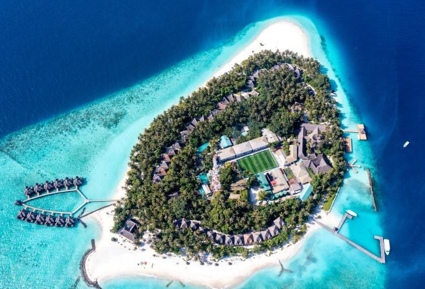 Malediven Fihalhohi Island Resort Eiland