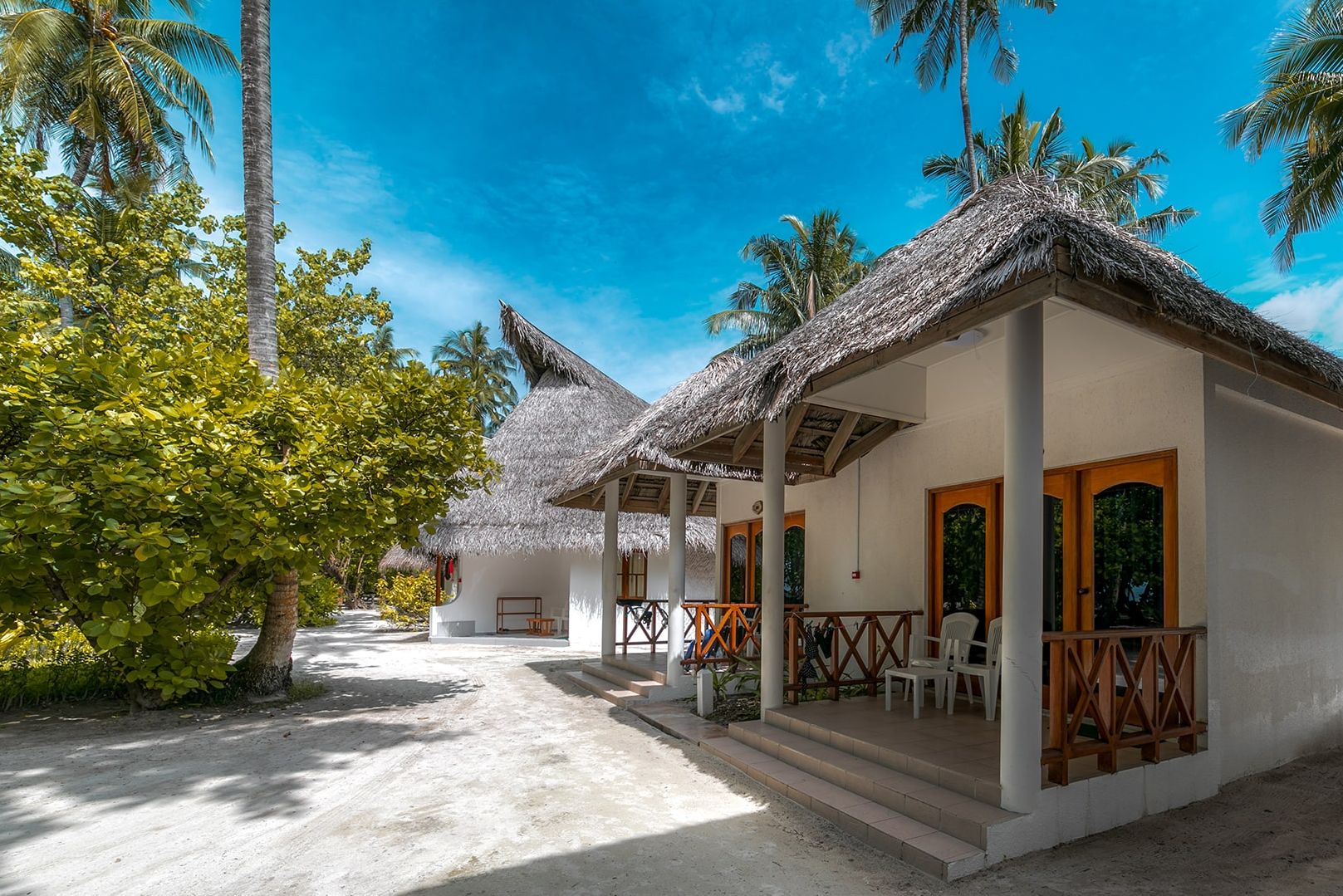 Malediven Fihalhohi Island Resort Accommodatie