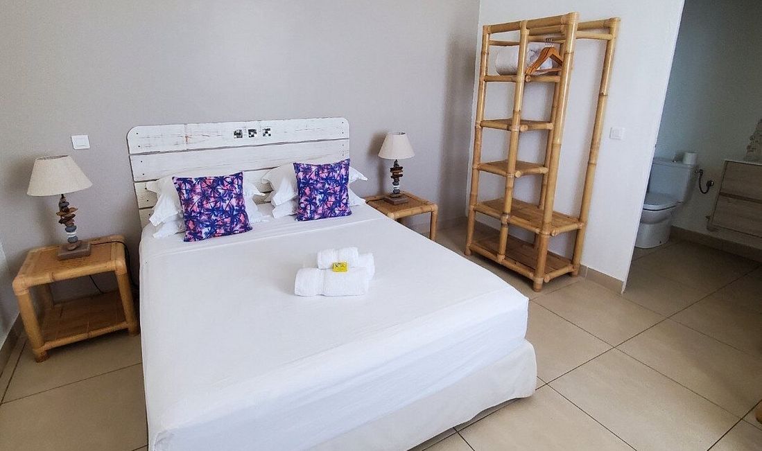 Standaardkamer in het Fare Suisse in Papeete op Tahiti in Frans-Polynesie