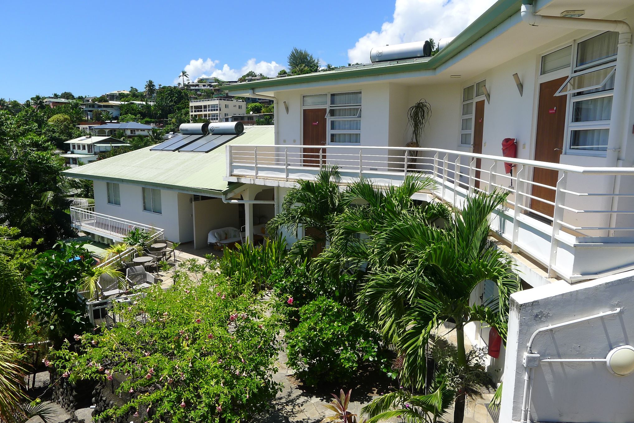 Pension Fare Suisse in Papeete op Tahiti in Frans-Polynesie