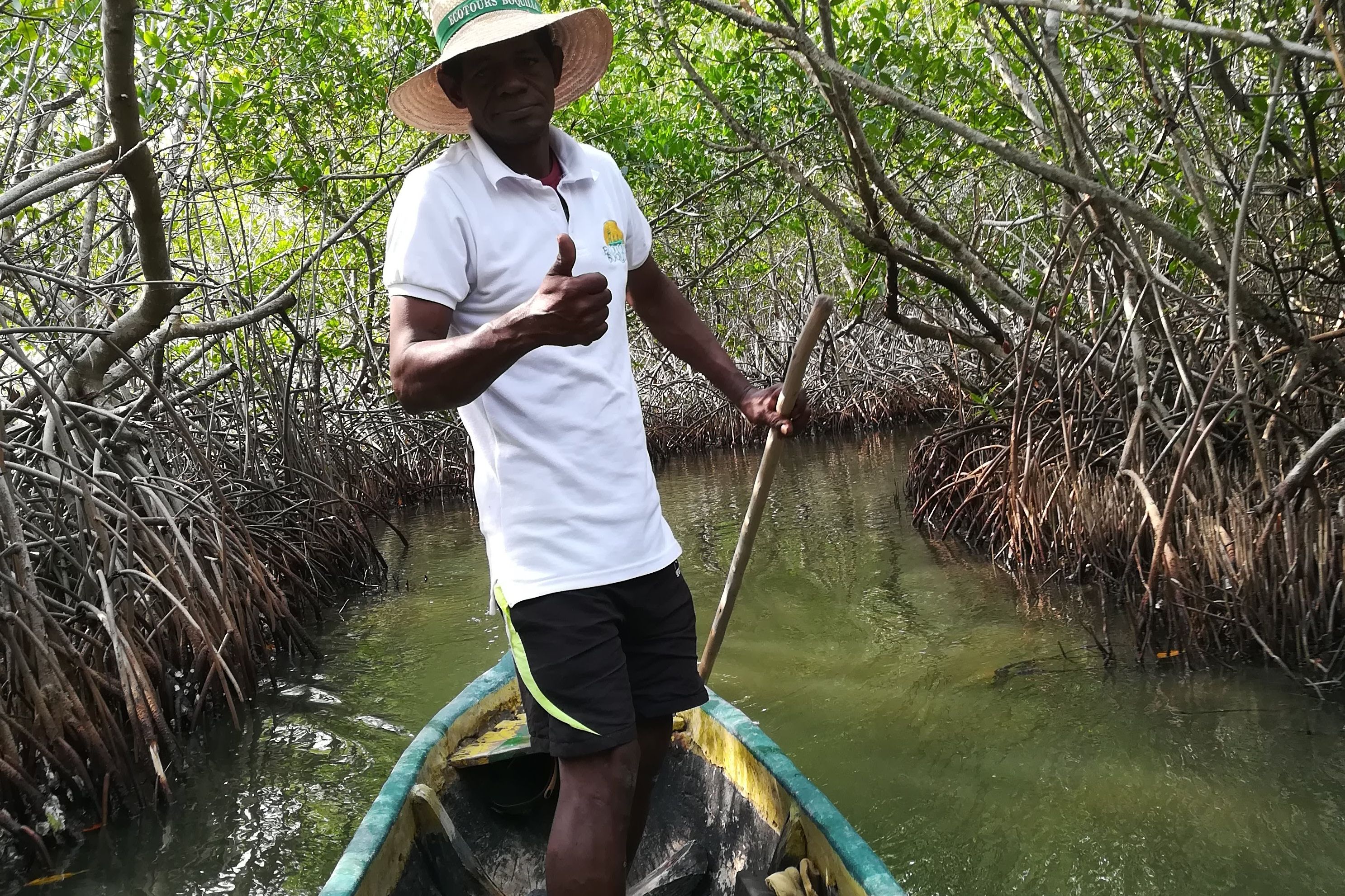Colombia Tayrona National Park Kano en lokale vissers